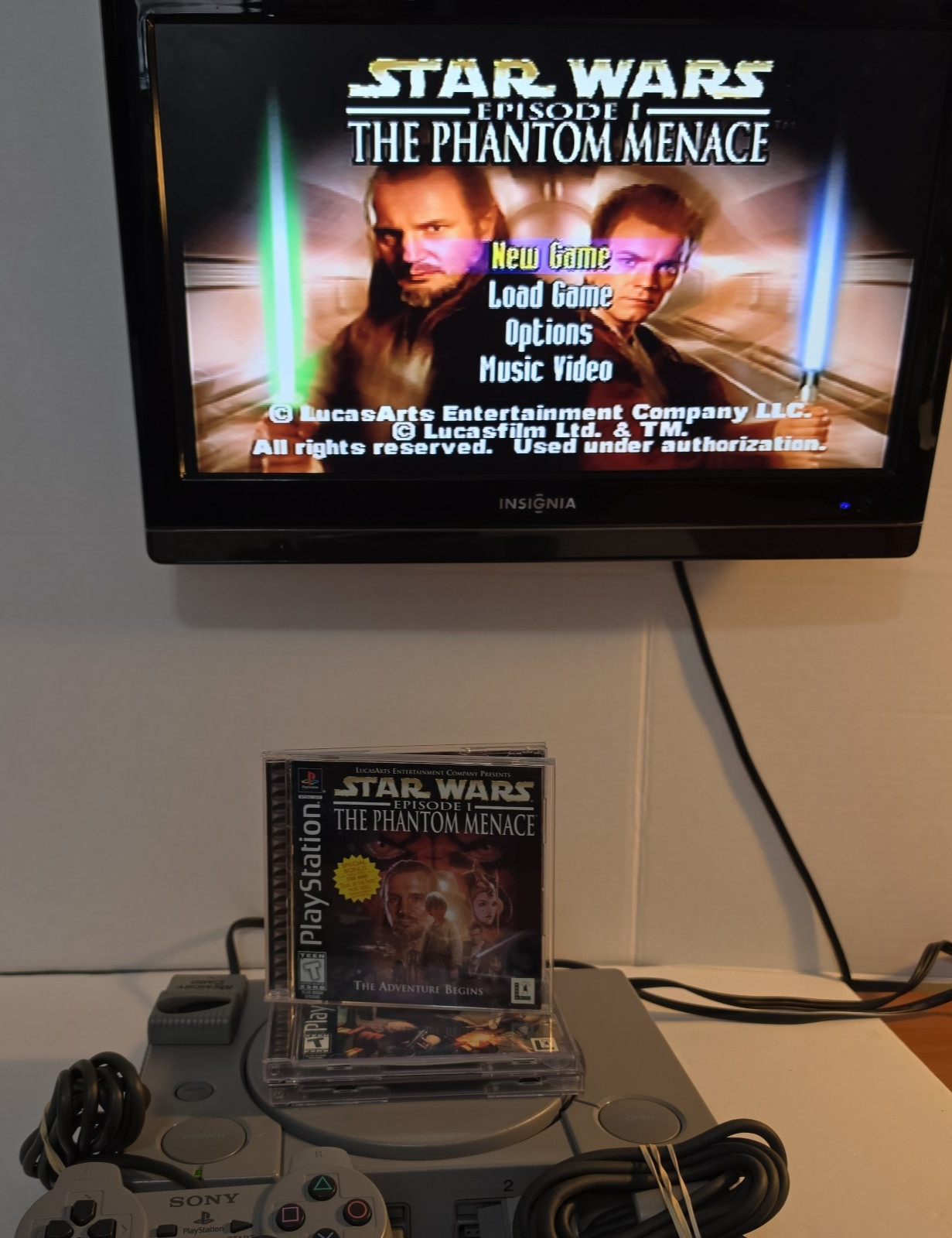 Bundle Sony PlayStation 1 PS1 Console w/ 3 Games Controllers Memory TESTED