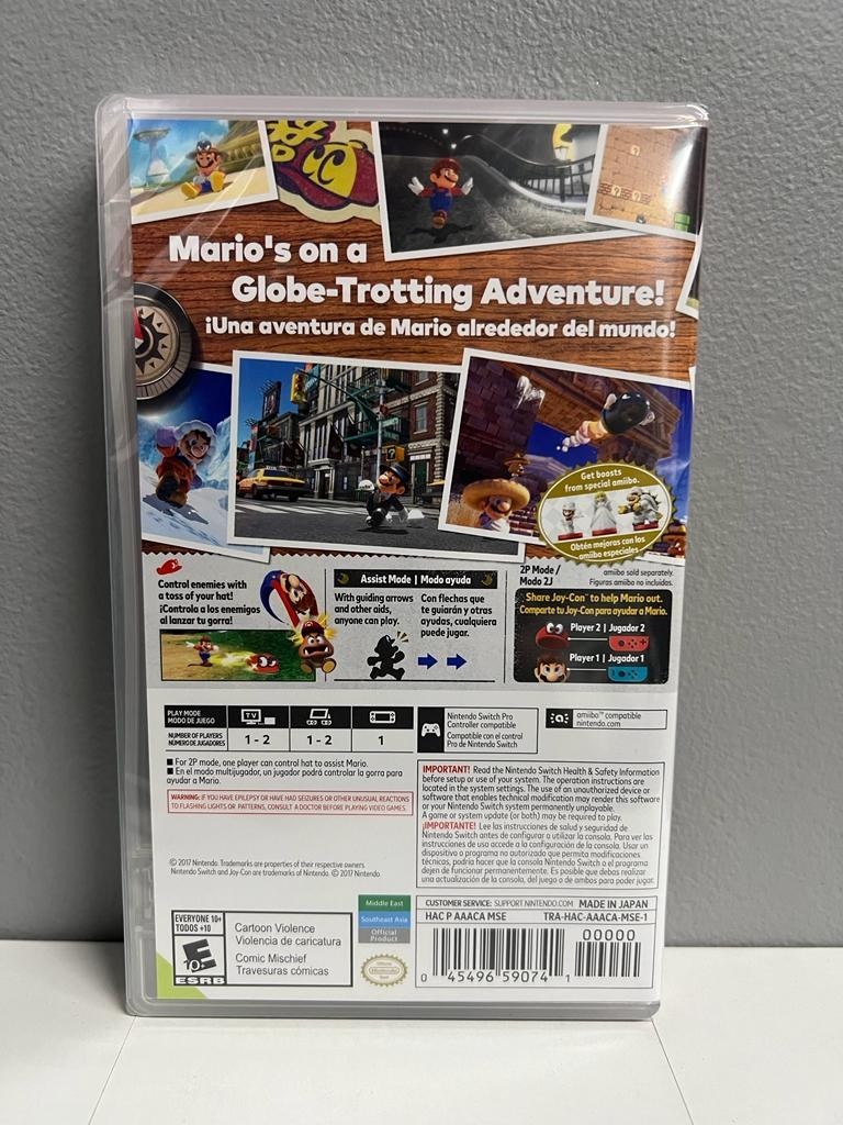 Super Mario Odyssey Switch Brand New Game Special (2017 Platform)