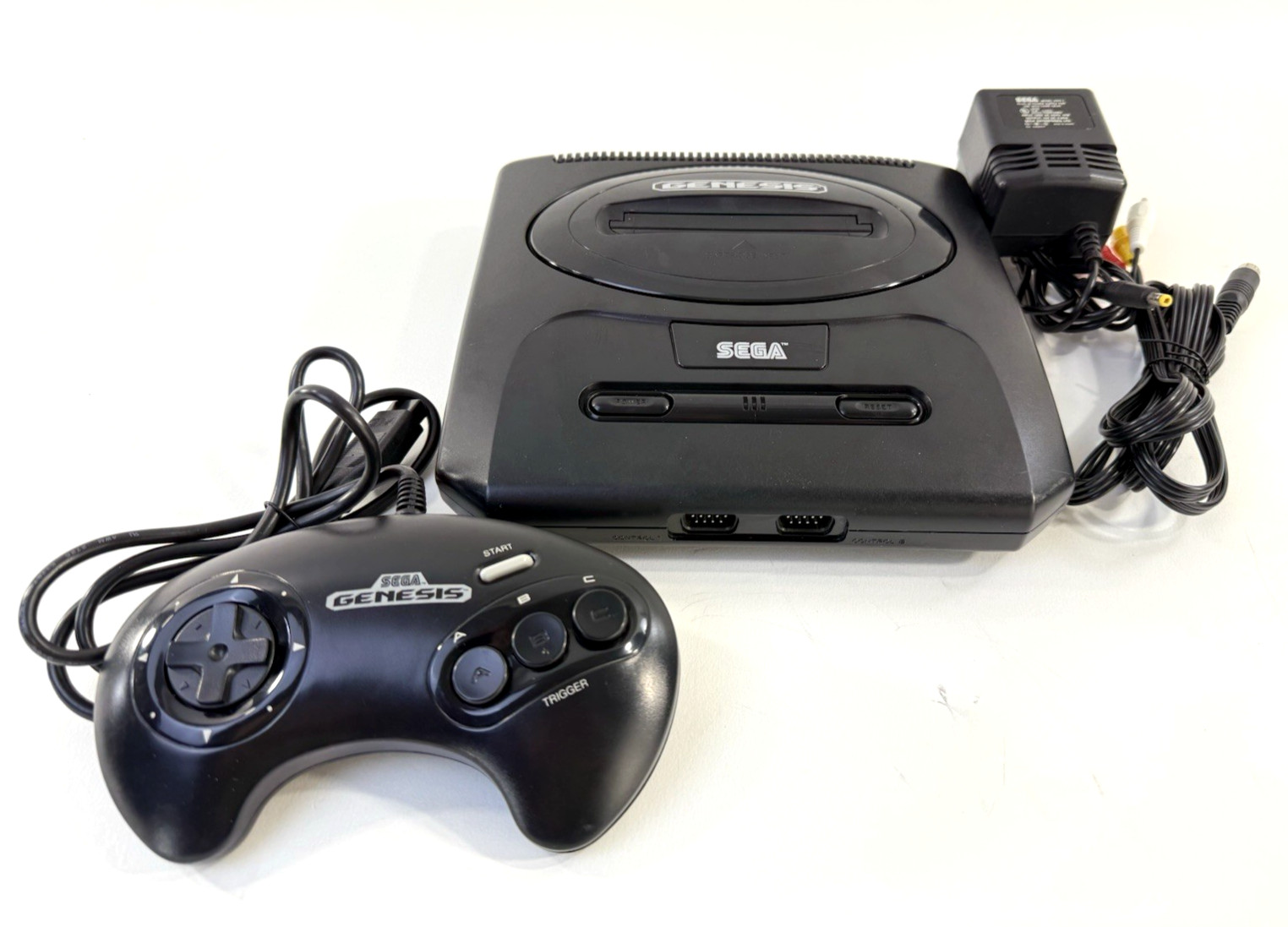 SEGA Genesis II 16MB Home Console with Controller, Power Supply, AV – Tested