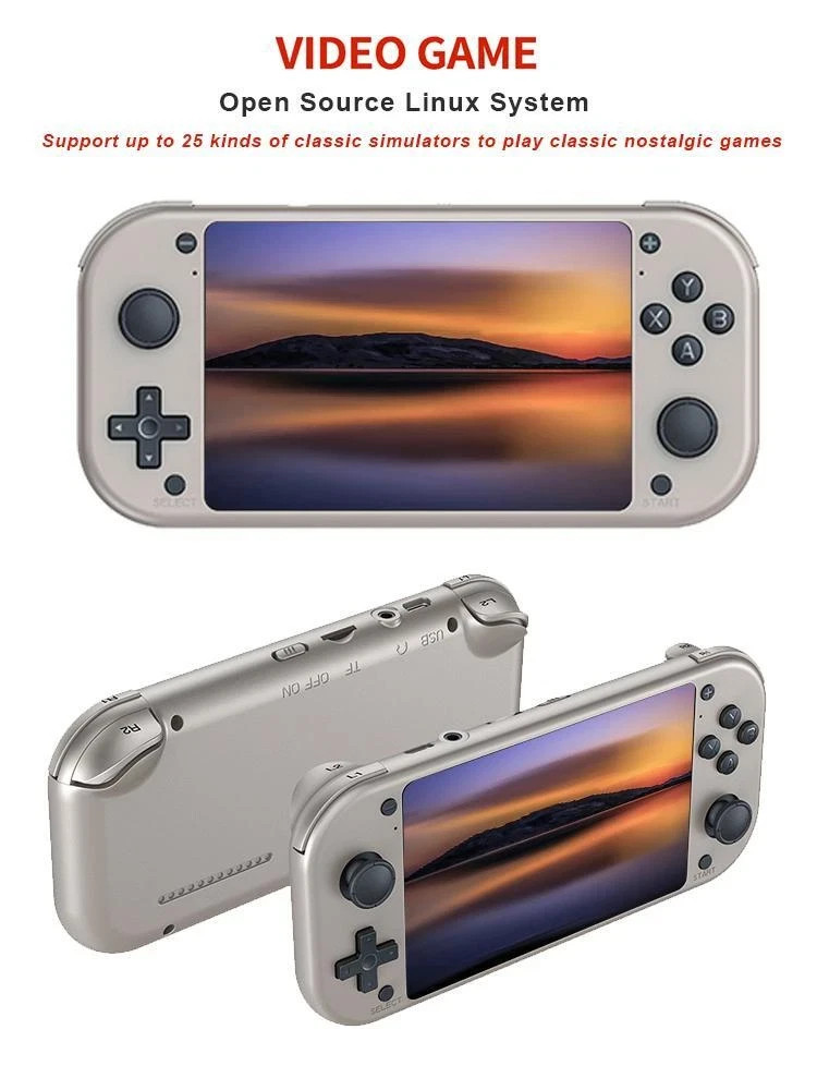 M17 Handheld Gaming Console, 4.3-inch 128G Retro Pandora Video Game Console Emul