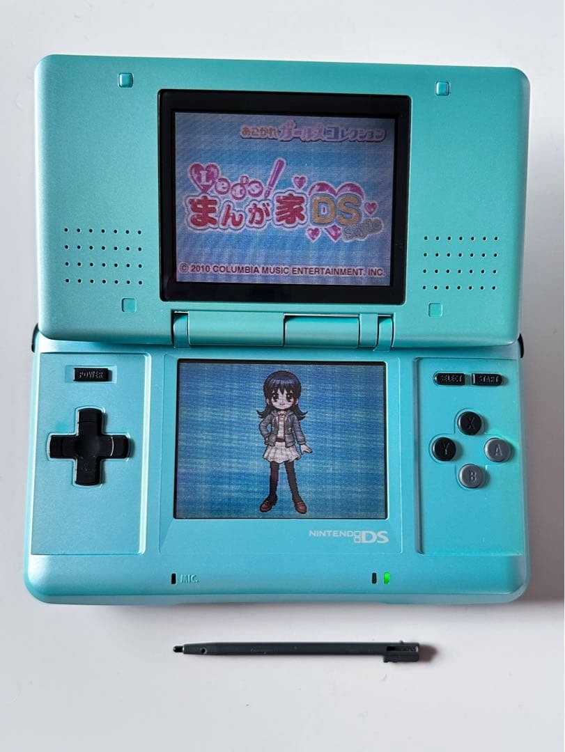 Nintendo DS Original Console Turquoise Blue Working Condition Charging Confirmed