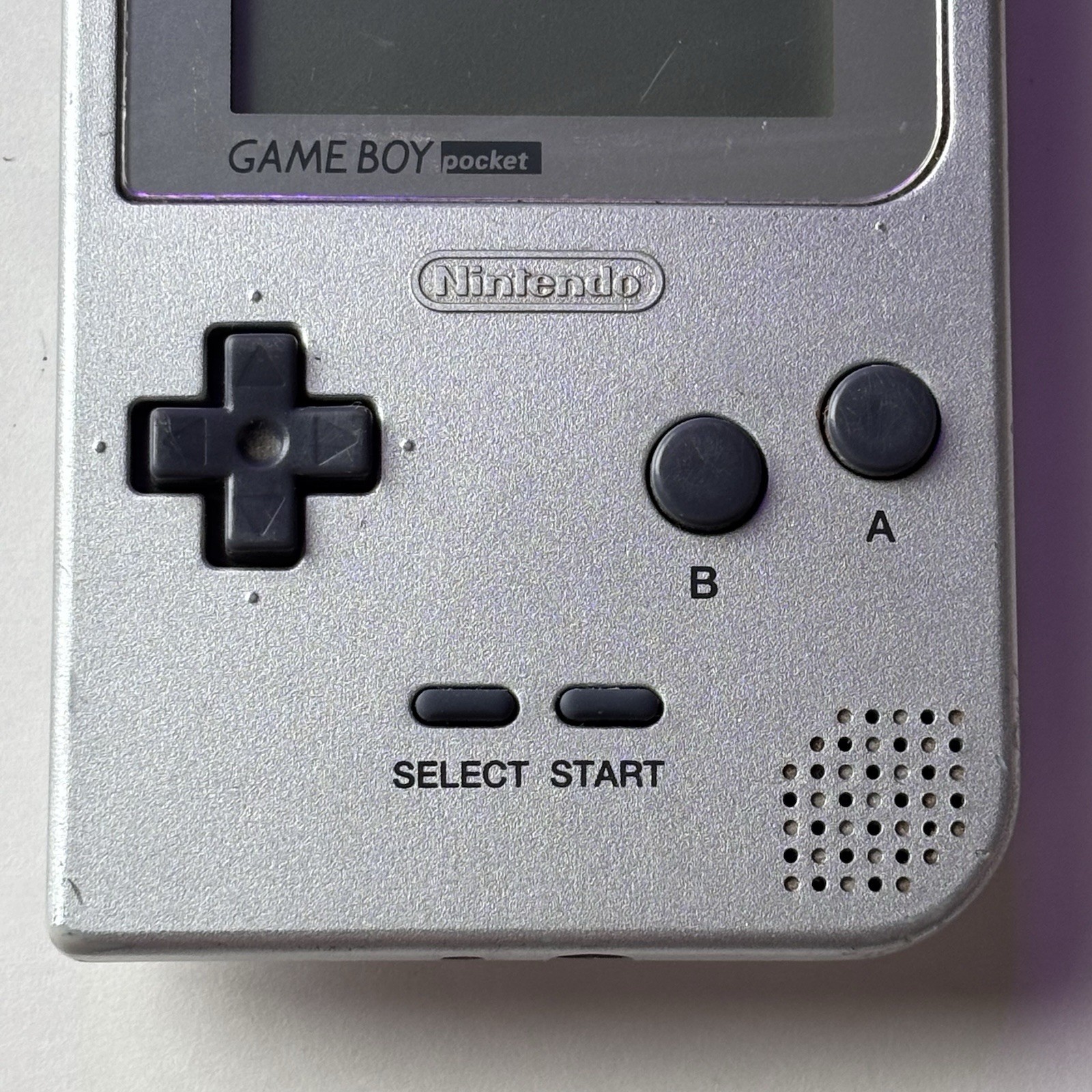 Nintendo Game Boy Pocket Silver With Dr Mario Tested Works