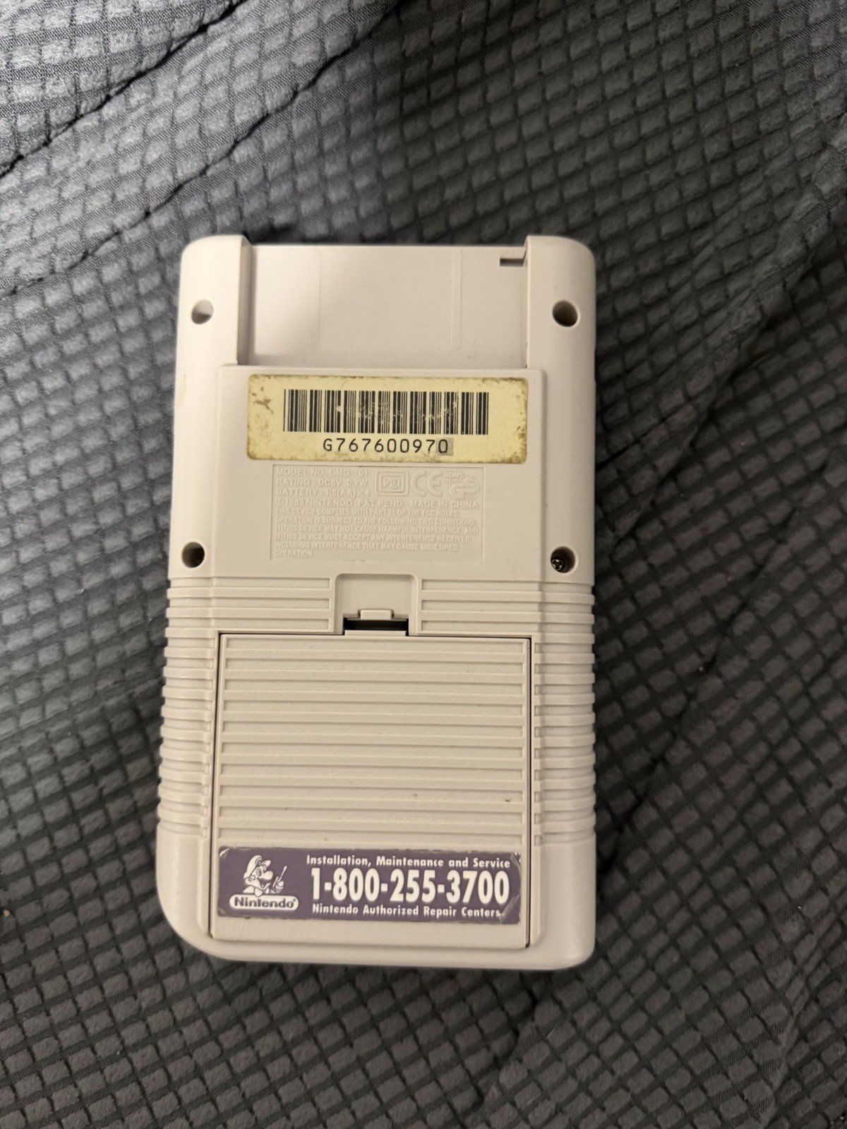 Nintendo Game Boy DMG-01 Gray Handheld System NTSC-U/C Stereo Sound