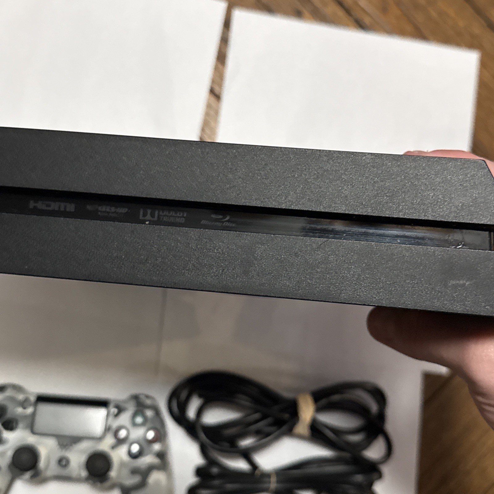 Sony Playstation 4 500GB Black Console PS4 W/ Controller & Cords Tested Working!