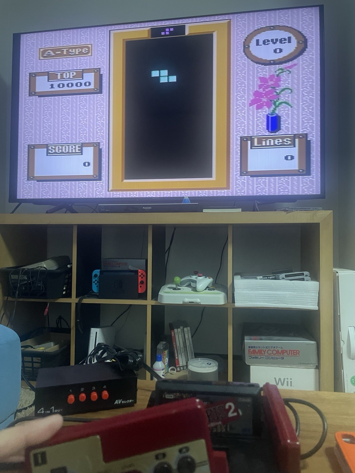 NES Nintendo Famicom Black Console AV / USB Power Supply Ver. JAPAN Rare