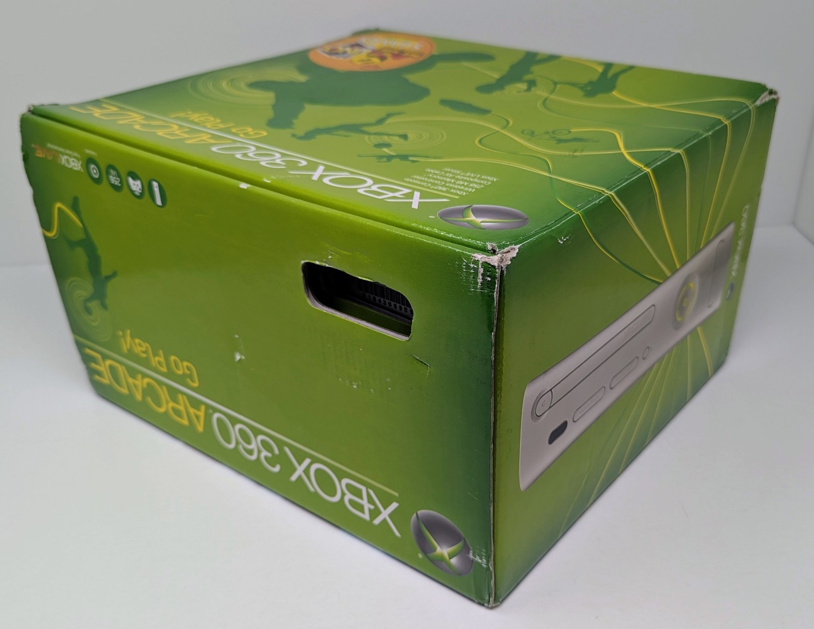 Microsoft Xbox 360 Arcade 120GB White Console Bundle w Box – System 2.0.8.8498.0