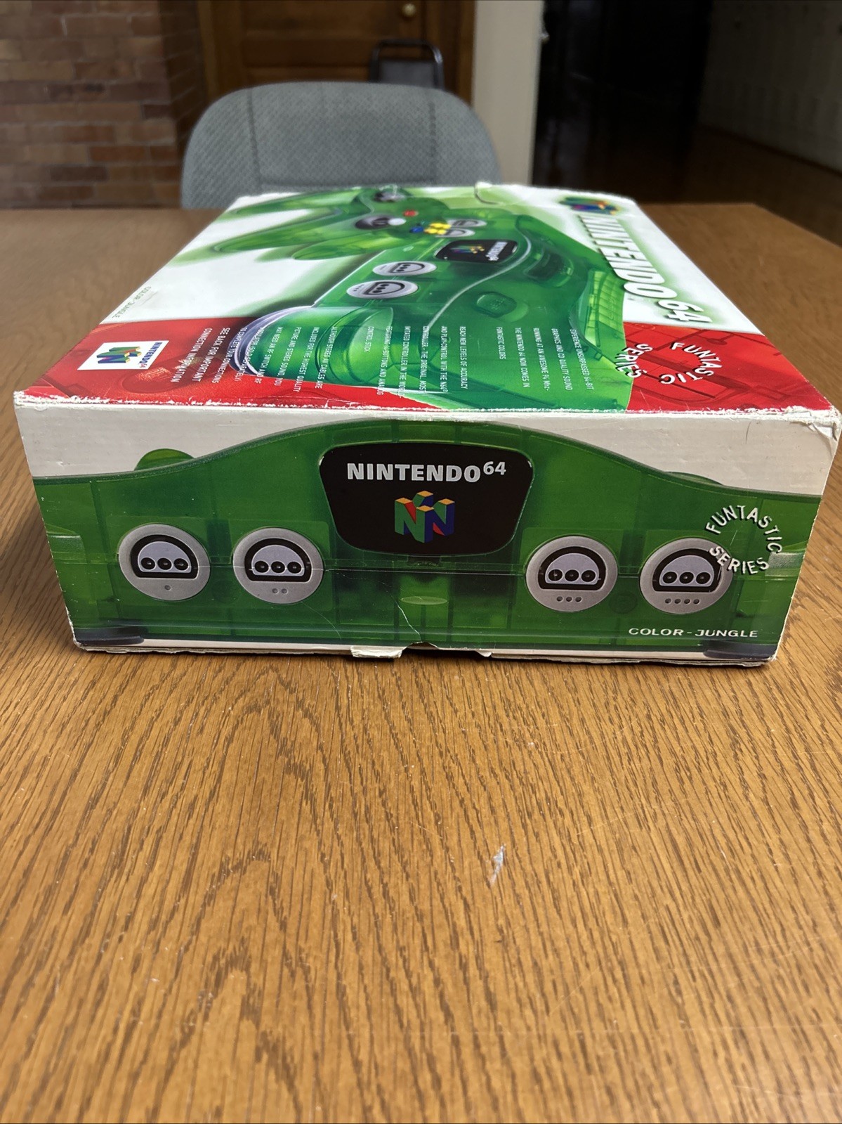 Nintendo 64 Funtastic Jungle Green System Console Complete CIB W/Expansion Pak