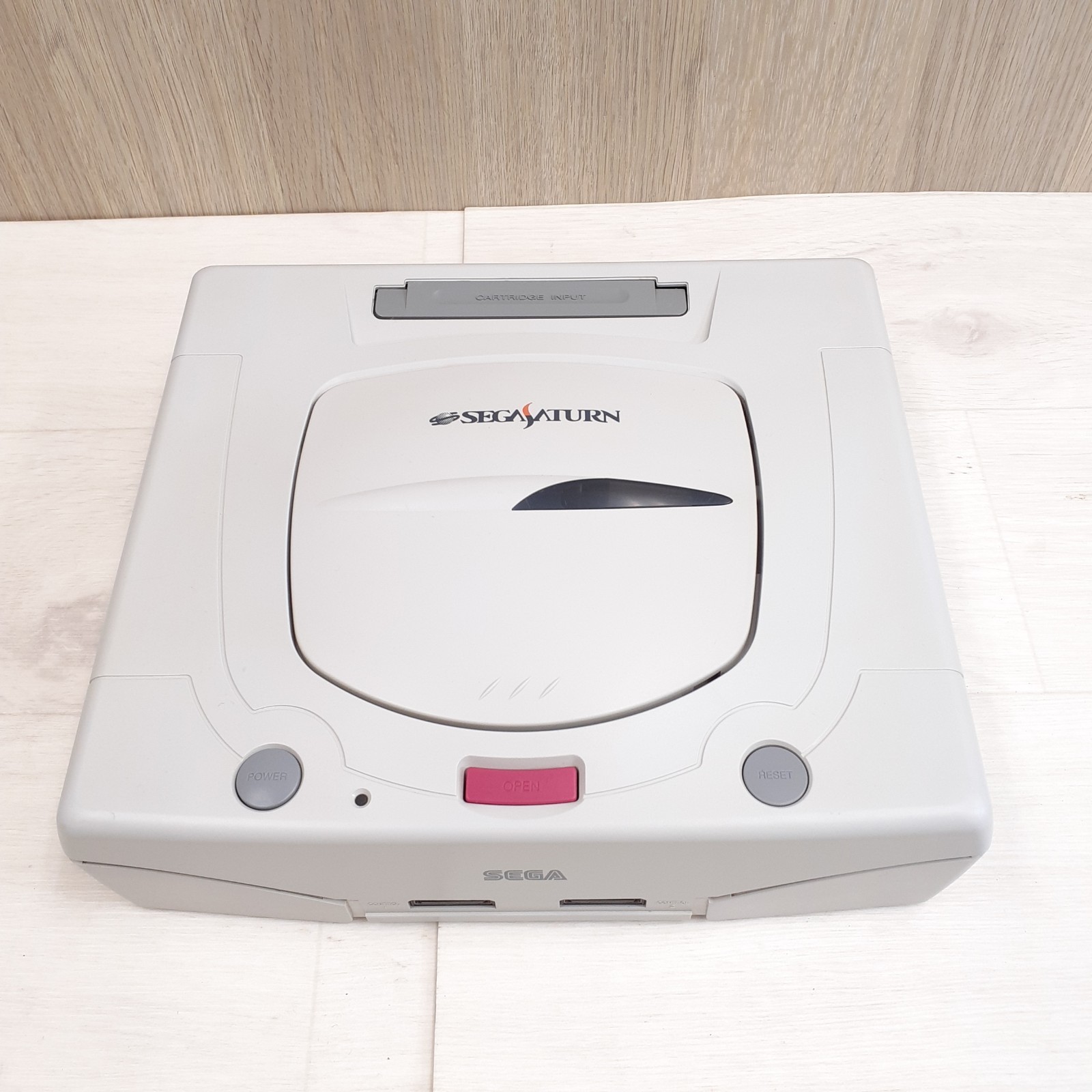 Japanese Sega Saturn White Console Bundle with 5 Games DAYTONA USA V. Fighter