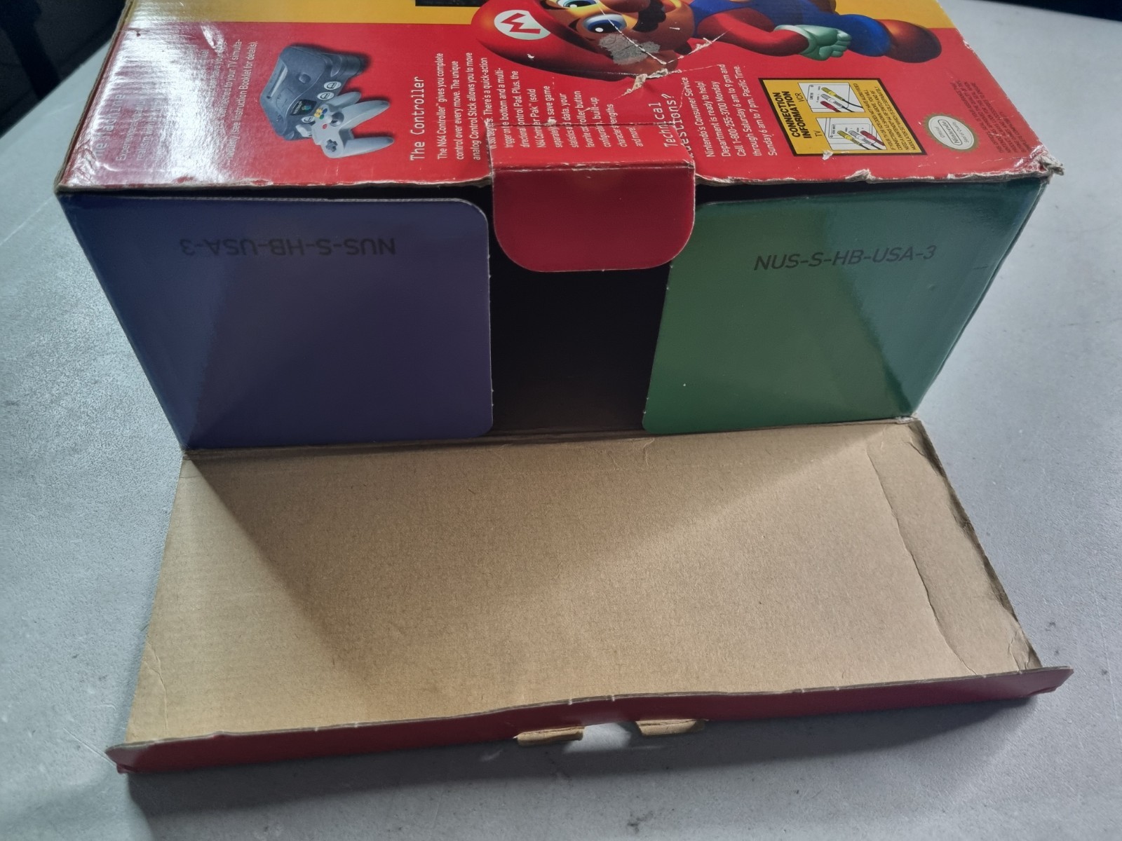 Nintendo 64 Console Original in Box 1996 N64 With Manual Oem All
