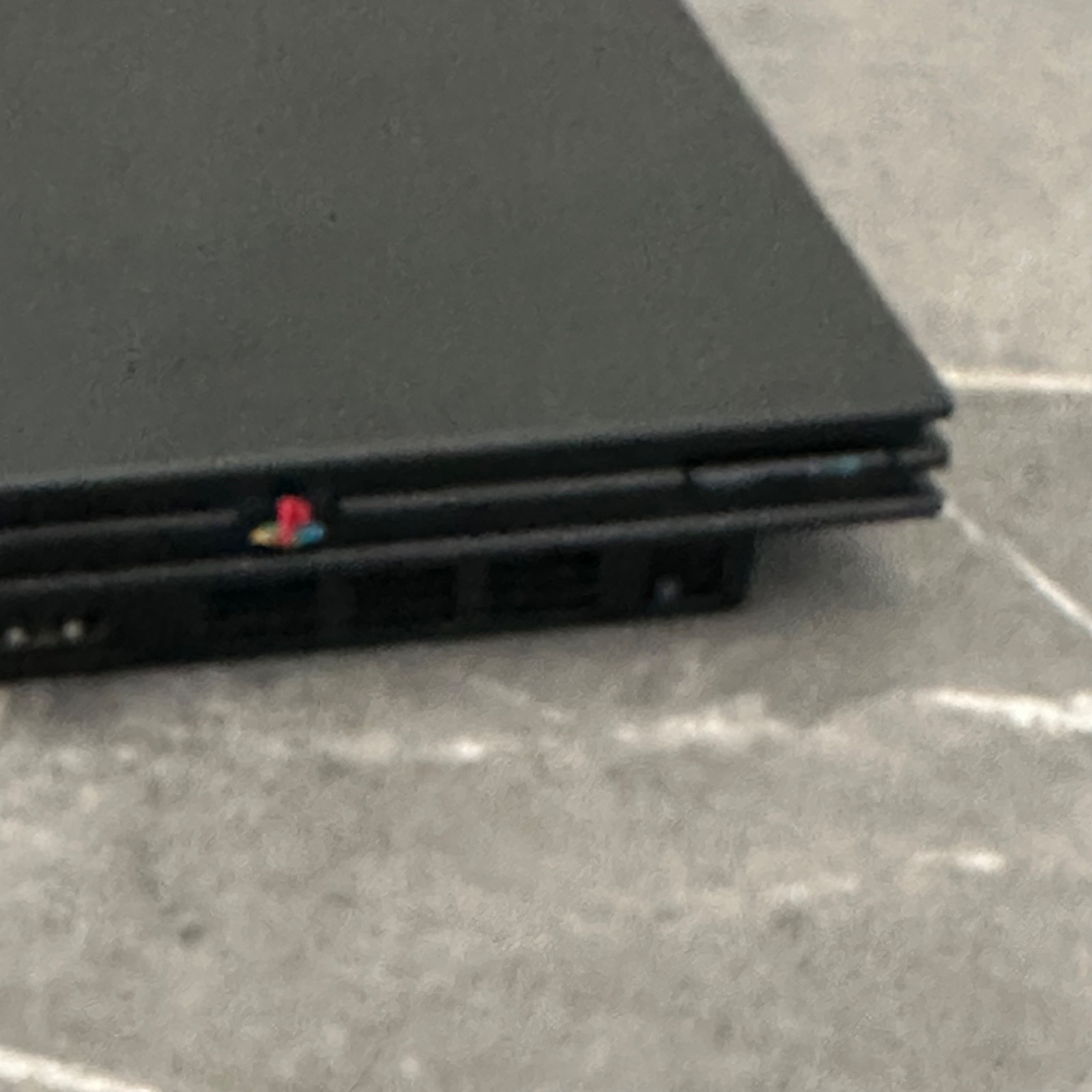 Sony PlayStation 2 Slim Line PS2 Console Charcoal Black SCPH-7001 Untested