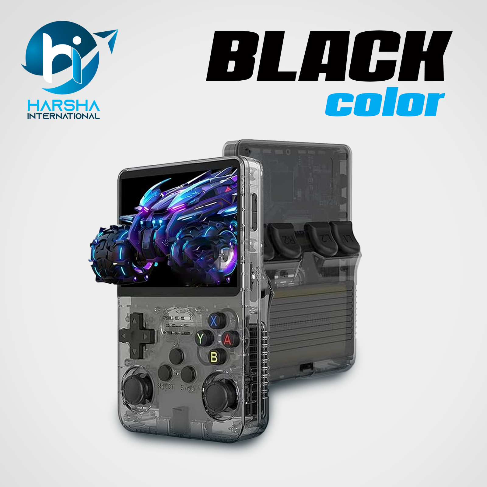R36S Retro Handheld Video Game Console Linux System 3.5 Inch IPS Screen New 64GB