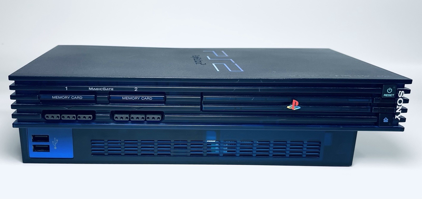 Sony PlayStation 2 PS2 SCPH-50000 Midnight Blue Limited Console Boxed Tested