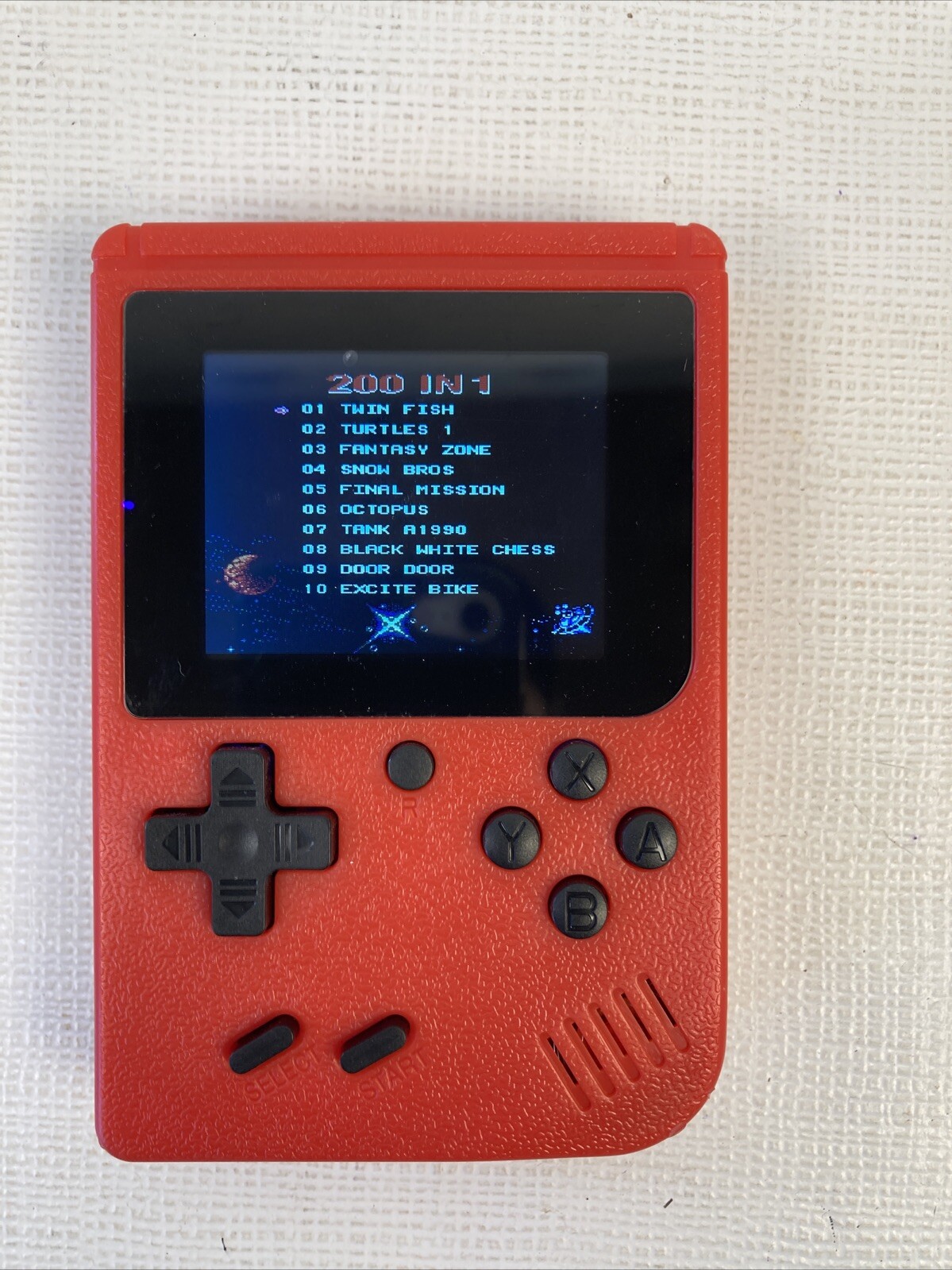 Arcade Portable Handheld Game Console Style 200 Games Merkury Innovations Red