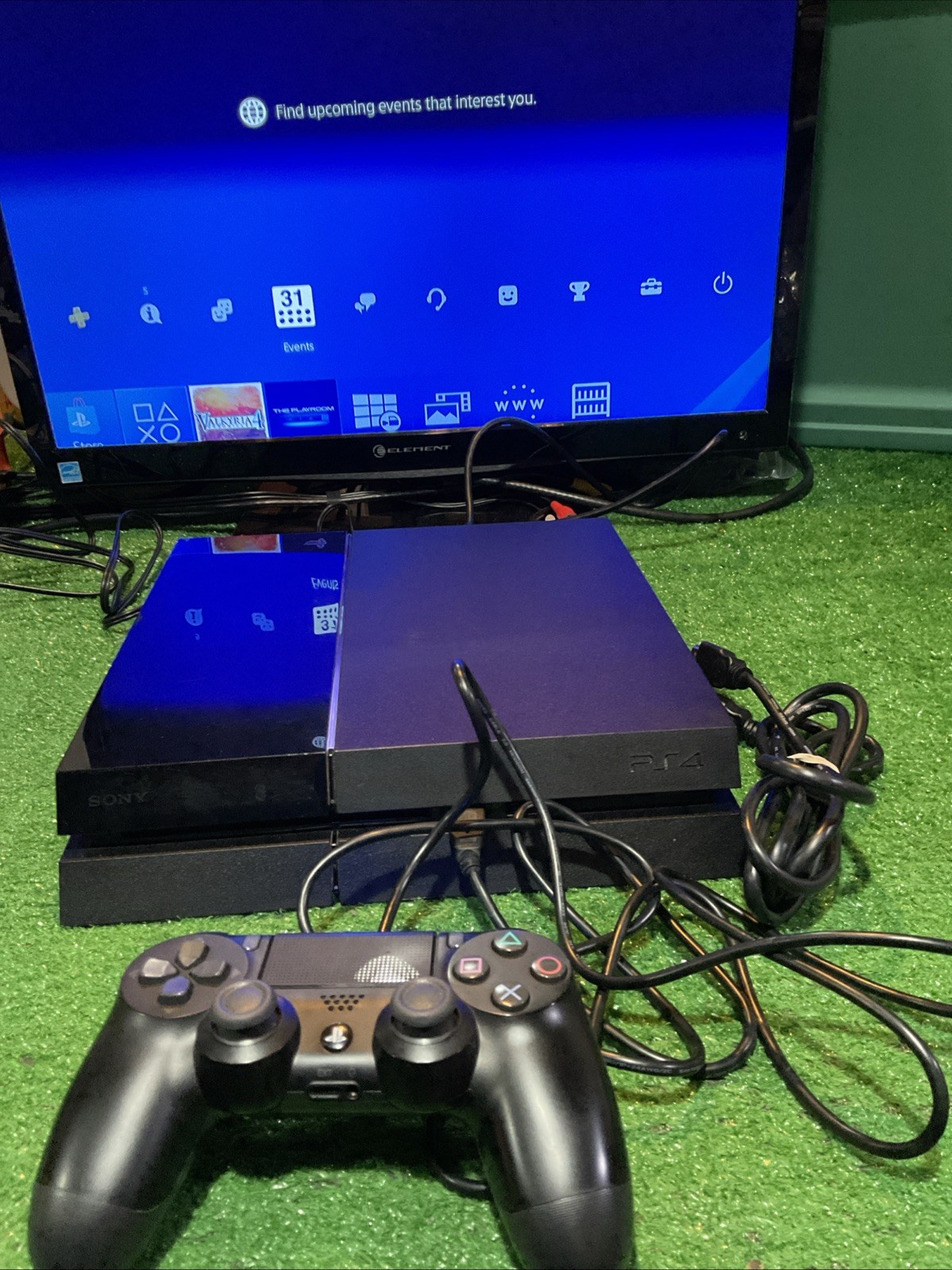 Sony Playstation 4 (PS4) Gaming Console W/ Controller + Charge, HDMI, Power Cord