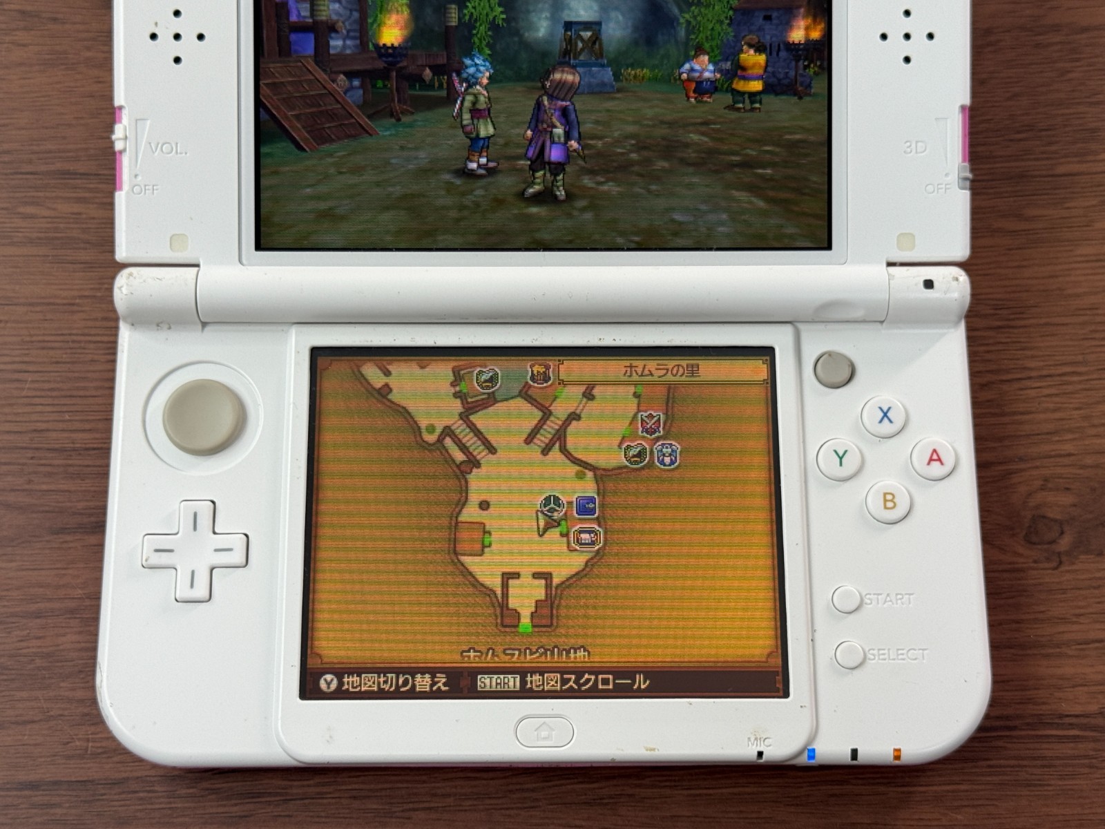 Nintendo New 3DS XL Pink White Console Tested Japan ver R6181