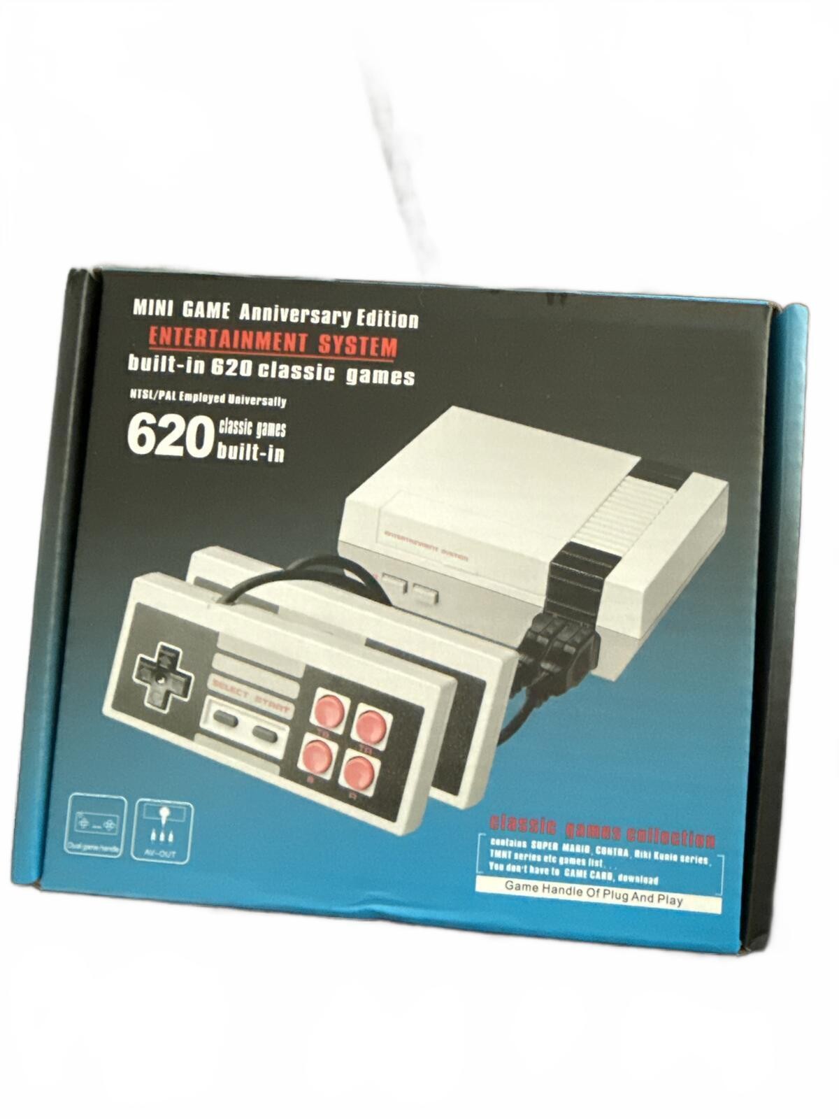 Game Entertainment System with 620 Built-In Classic TV-