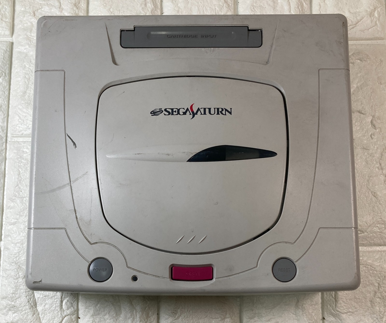 Sega Saturn Console HST-3220 White Japanese Versiongames 3 It works #SS11W