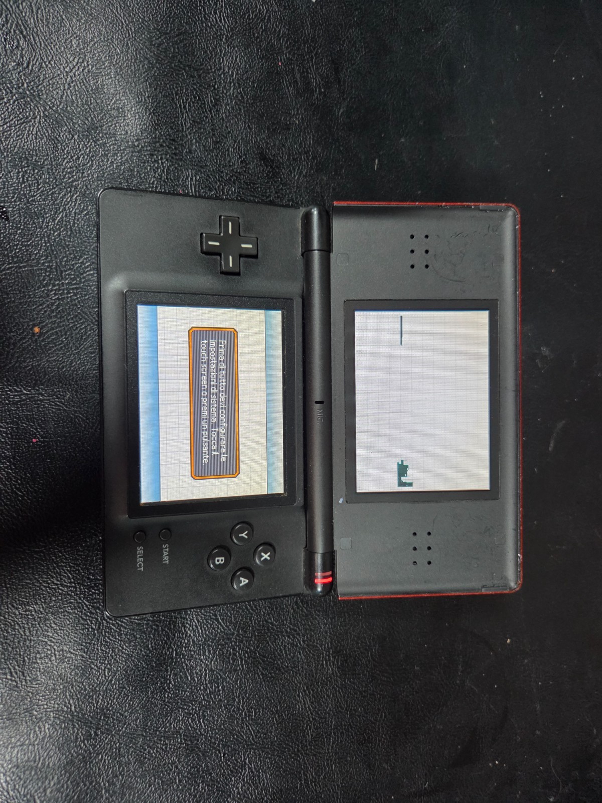 Nintendo DS Lite Crimson Red/Black Handheld System