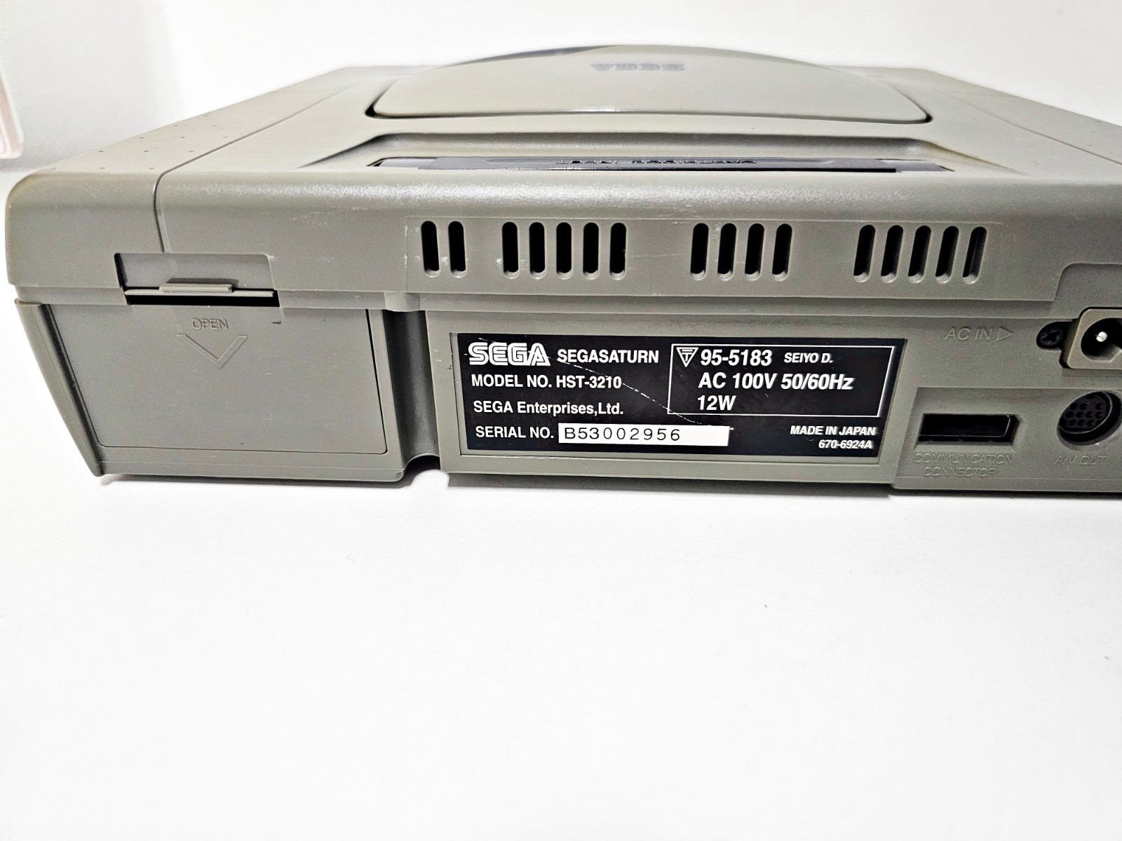 Sega Saturn Console Grey 956 Japan