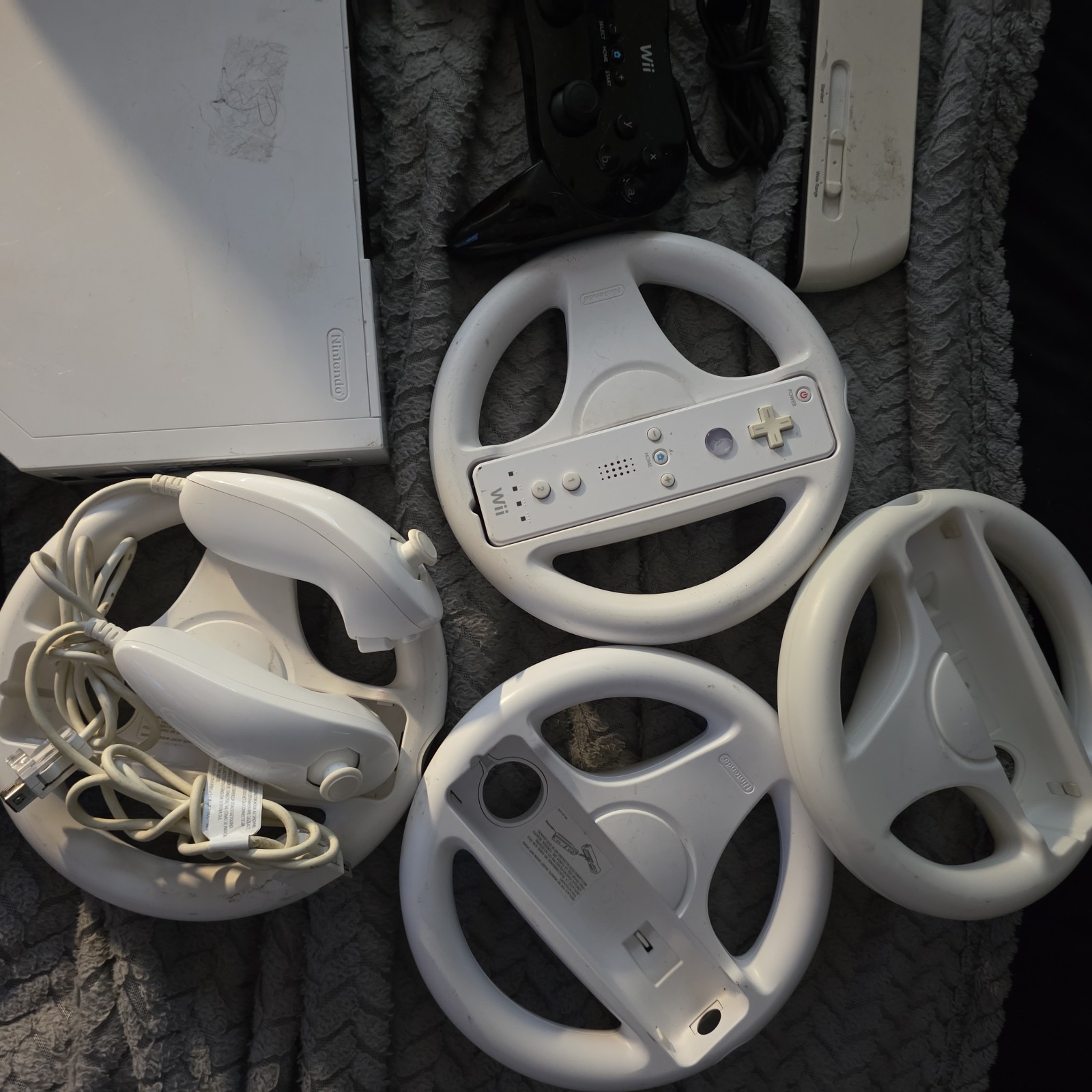 Huge Nintendo Wii Bundle Lot With Games & Controllers Console Tested & Working!