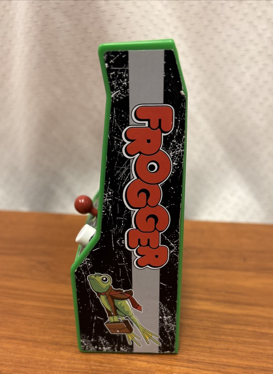 Frogger Retro Handheld Mini Arcade Video Game Konami Works Batteries Included