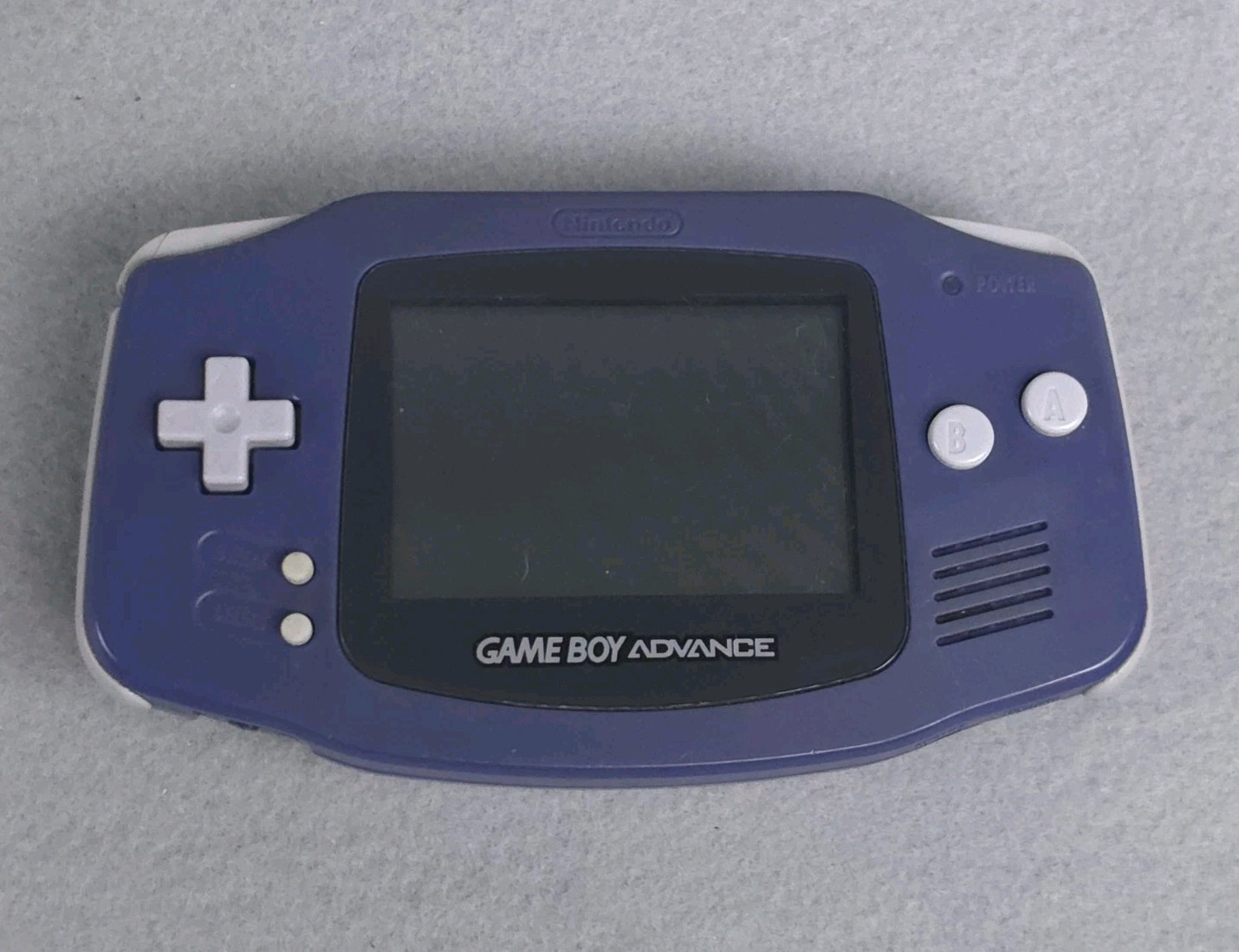 Nintendo Game Boy Advance Handheld System Indigo Purple Tested & Works!
