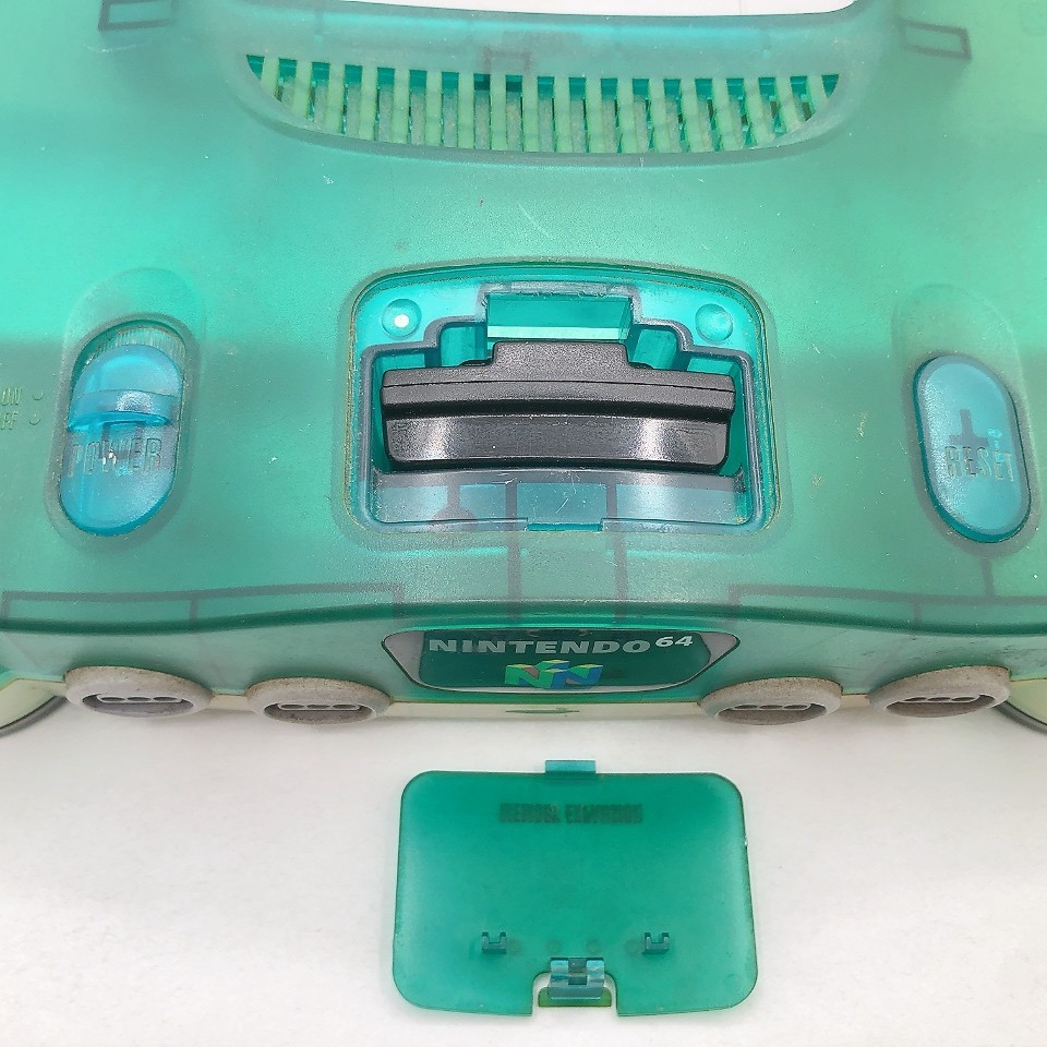 Nintendo 64 Console Controller Clear Blue N64 Made in Japan Tested