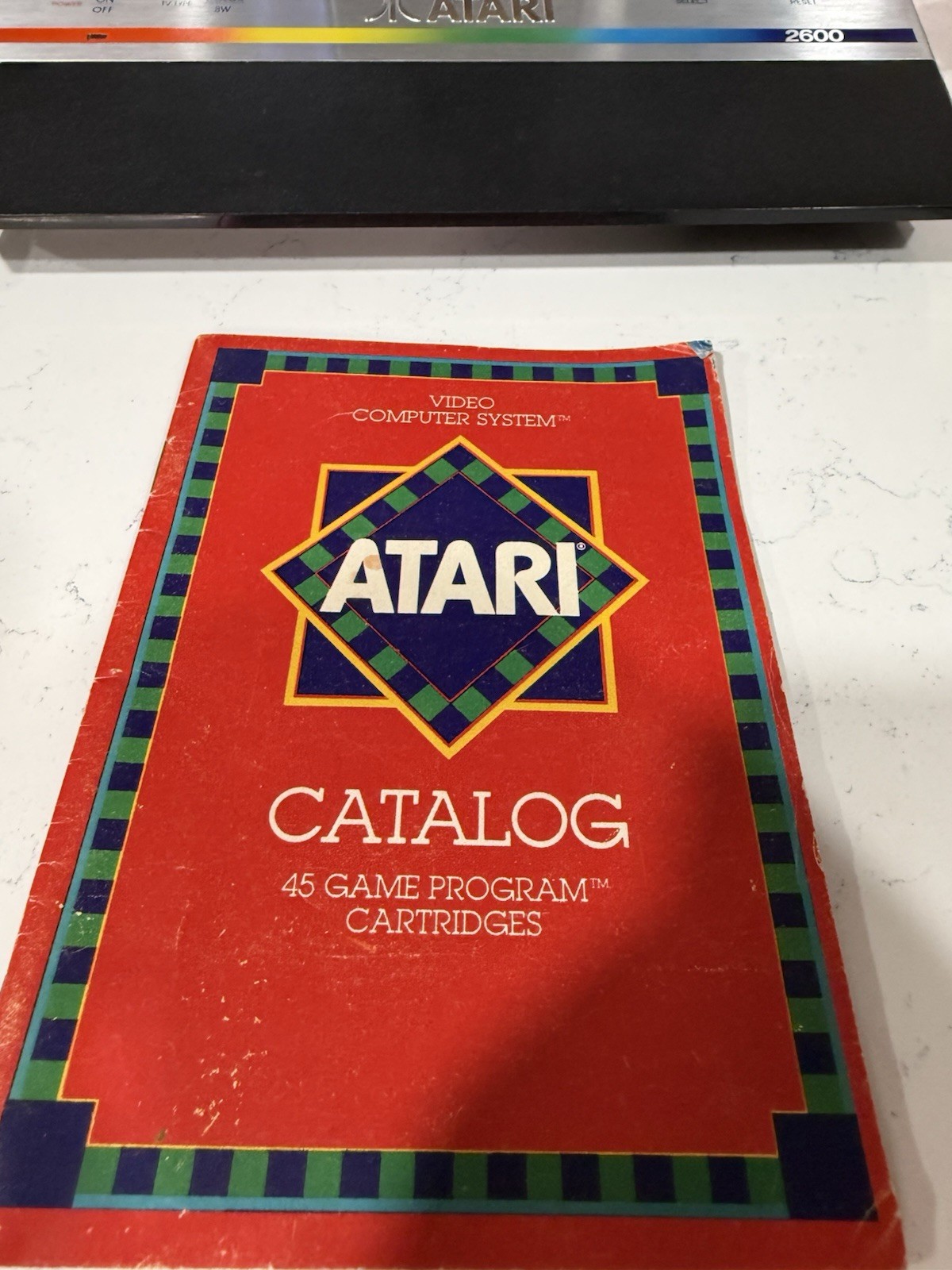 Atari 2600 Jr Console Bundle Box 21 Games 2 Joysticks Keyboard Controller Tested