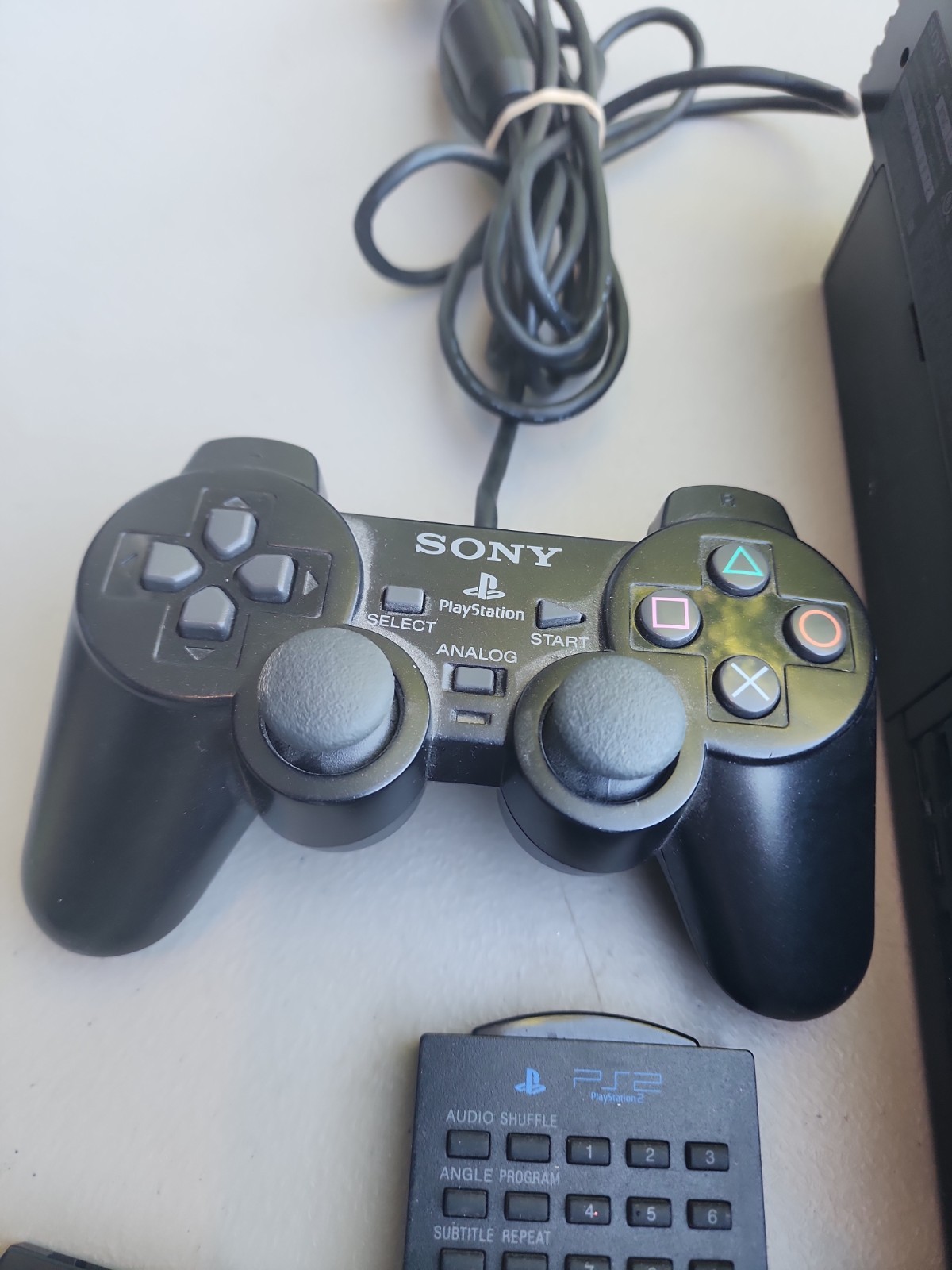 Sony PS 2 Console + 8 MB Memory Card – Black Used Working Controller Remote
