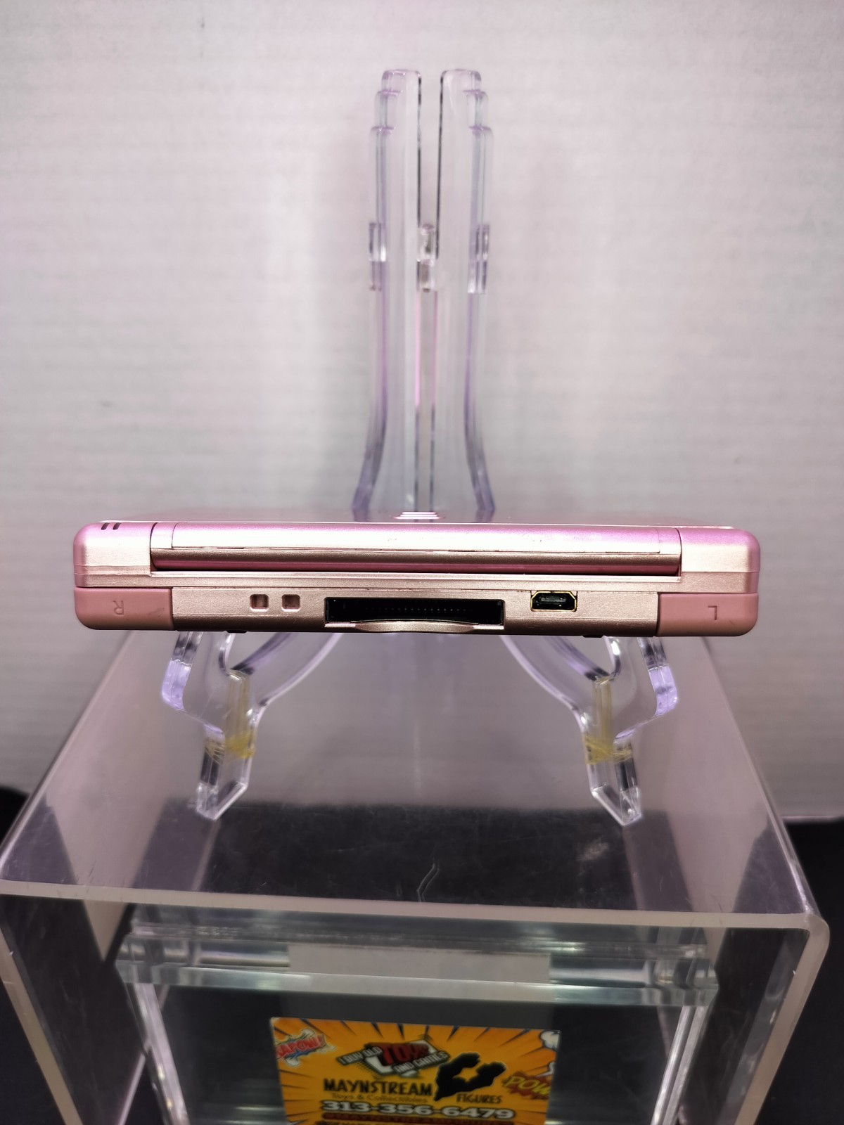Nintendo DS Lite Metallic Rose Pink Handheld Console USG-001bAS-IS FPOR READ