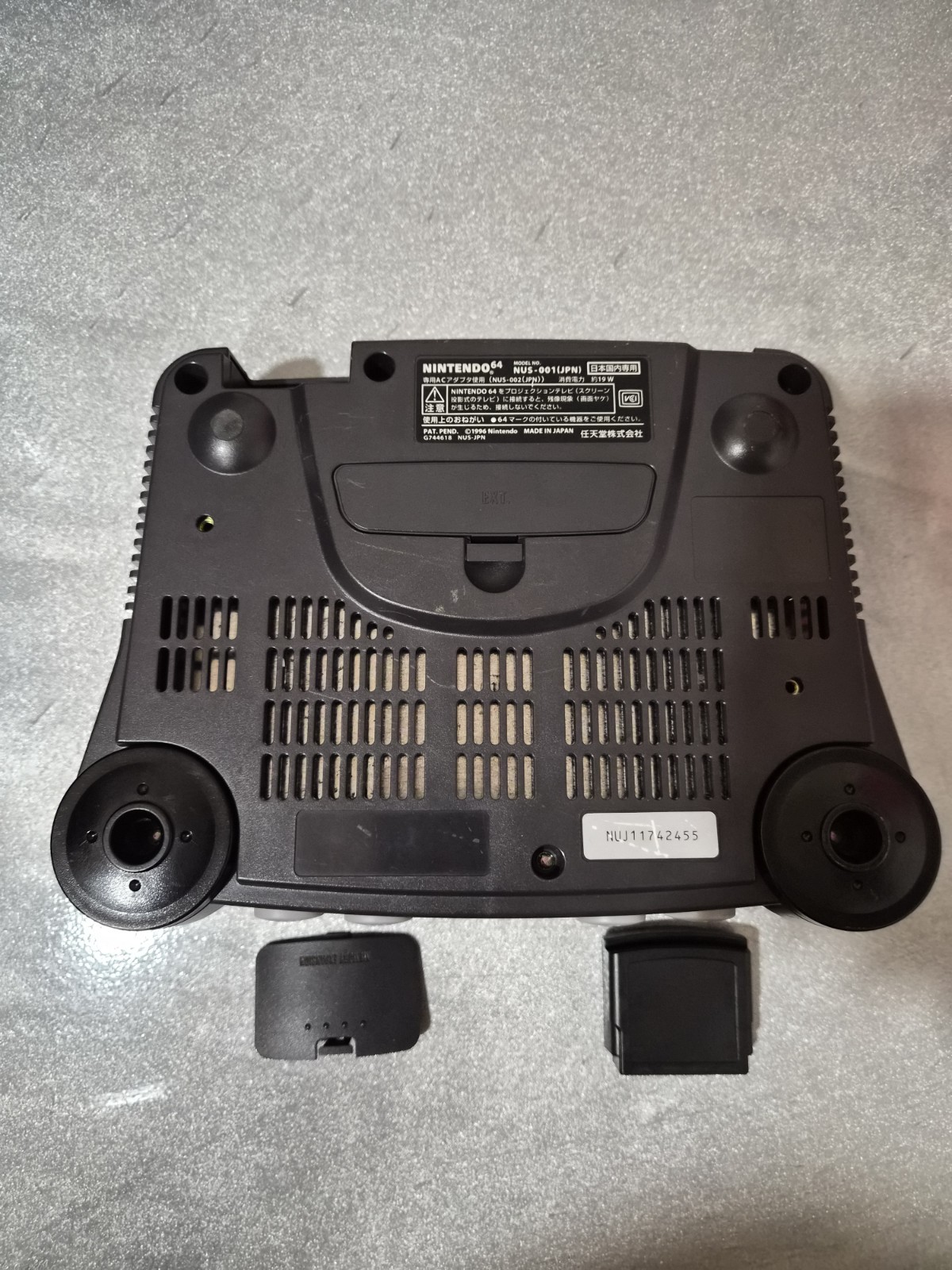 Nintendo 64 Console NUS-001 JPN Black Console Jumper included read desc