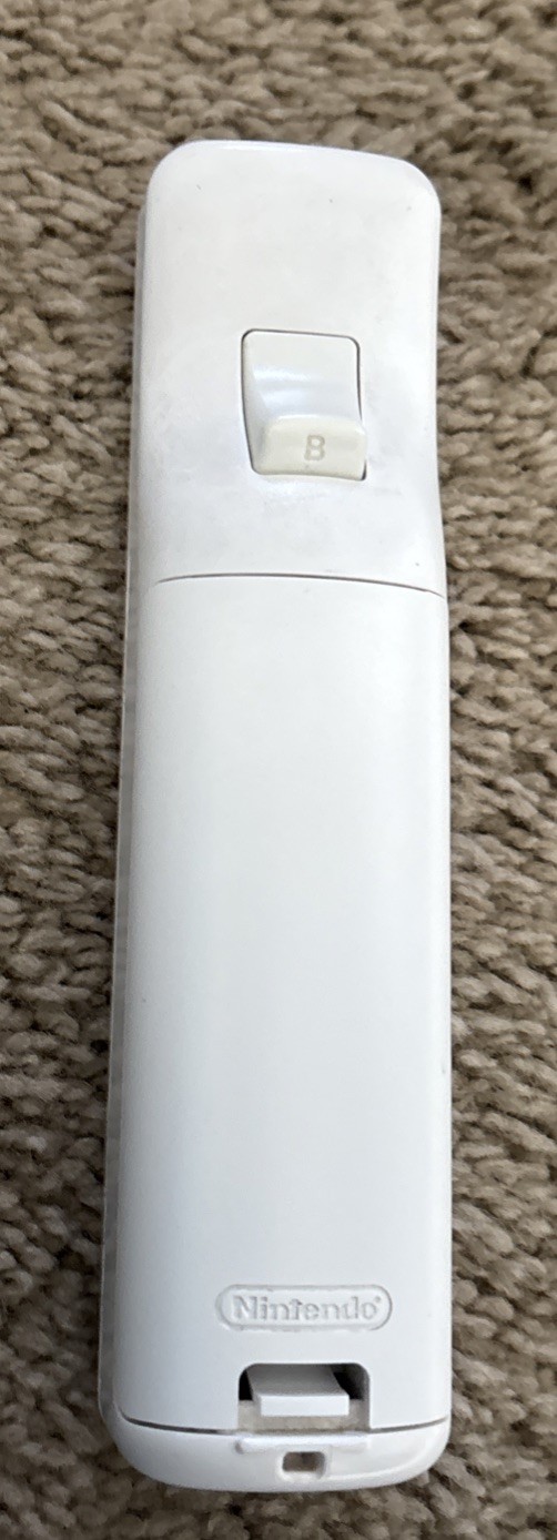 Nintendo Wii White Model RVL-001 Bundle Console, Control And Nunchuk