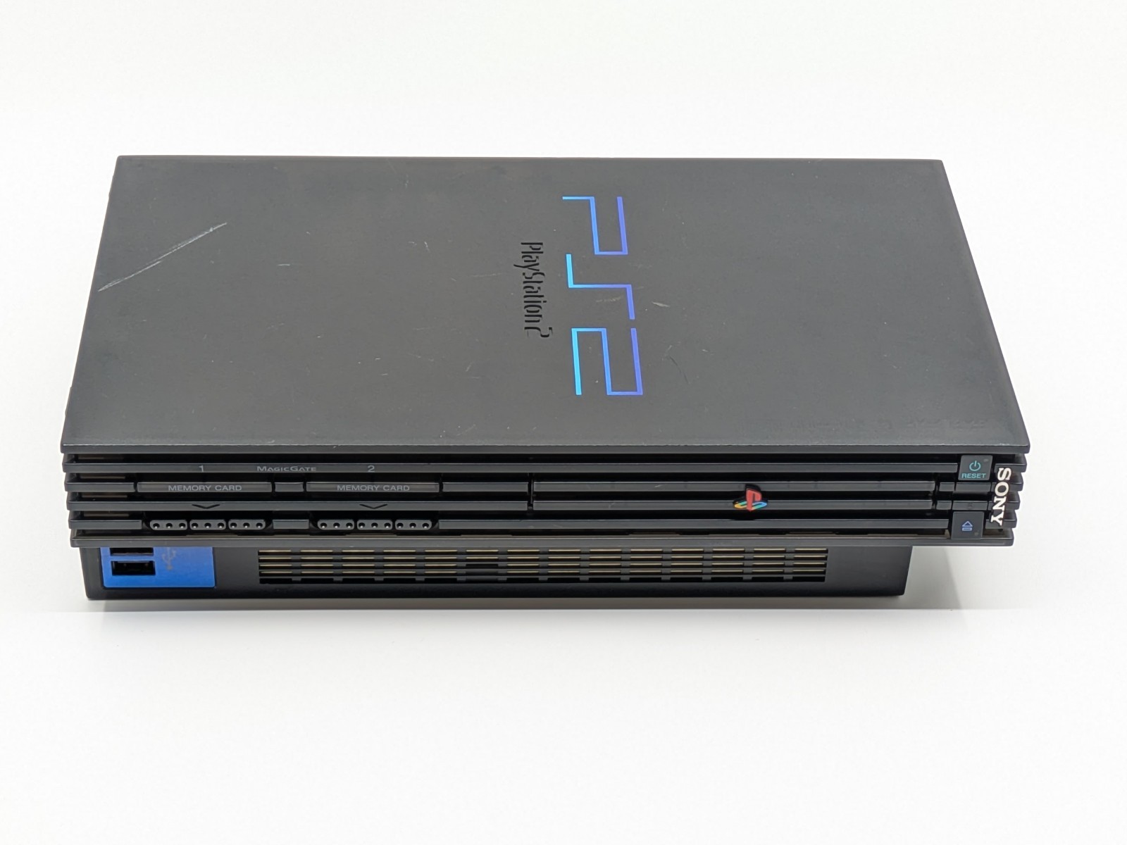 Sony PS2 Midnight Black SCPH-50000NB NTSC-J Console Tested w/ Controller 3Games