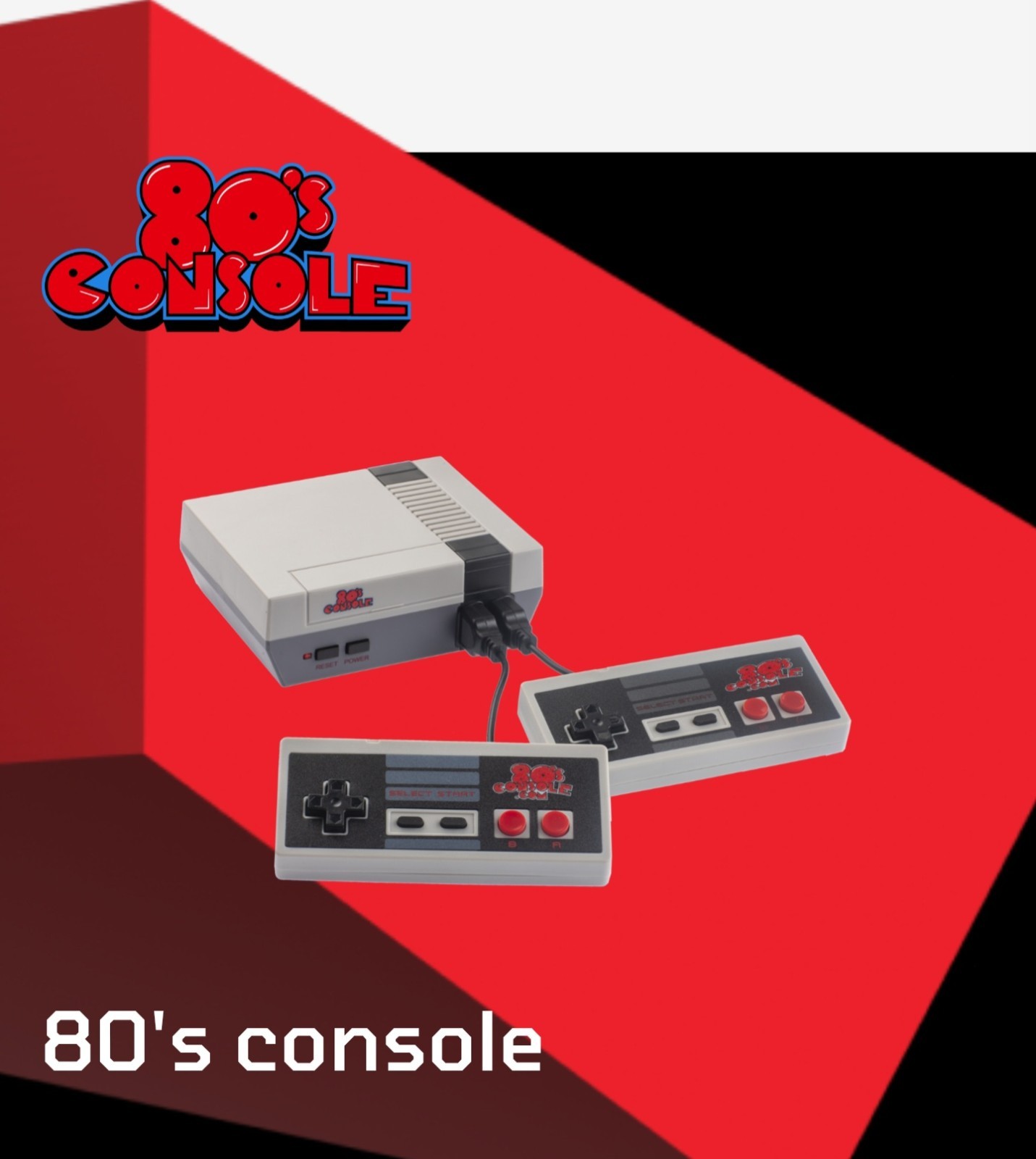 80’s Console with Built-in 620 Classic Games [NEW 2020]