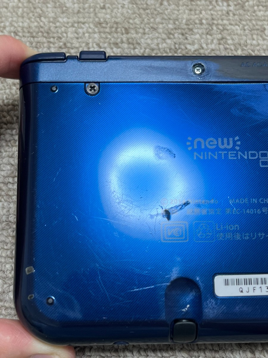 New 3DS LL XL Metalic blue Japan Nintendo Console region Japanese B814