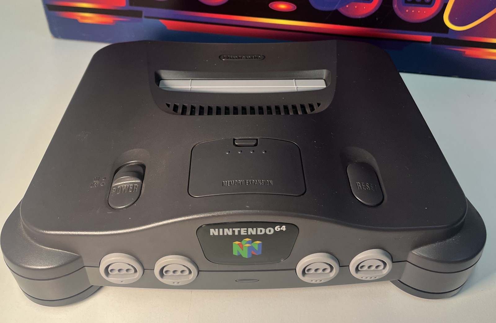NINTENDO 64 SYSTEM CONSOLE W/ESPANSION PACK & DONKEY KONG 64 NTSC JAPAN TESTED