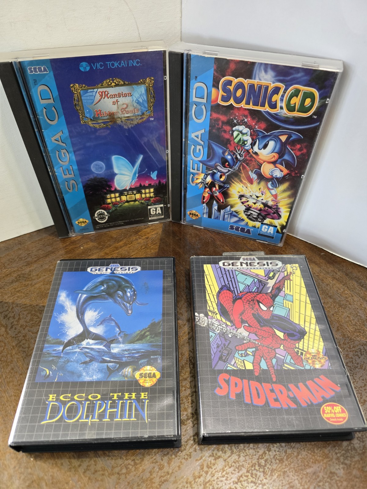 JVC X’EYE Sega Genesis Sega CD with JVC & Genesis Controllers & 4 games Sonic CD
