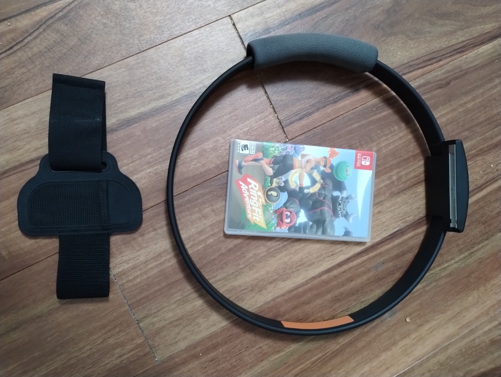 Nintendo Switch Console and games, carrier, Ring Fit, extra controllers