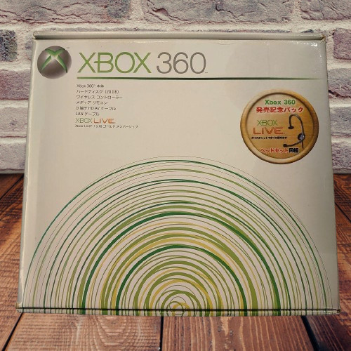 Microsoft Xbox 360 Memorial Pack 20GB Regular Edition Set Console Unused Japan