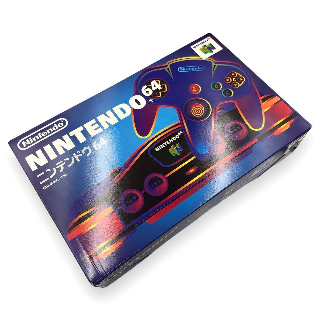 Nintendo 64 N64 Game Console System NUS-001 Black from Japan very beautiful item