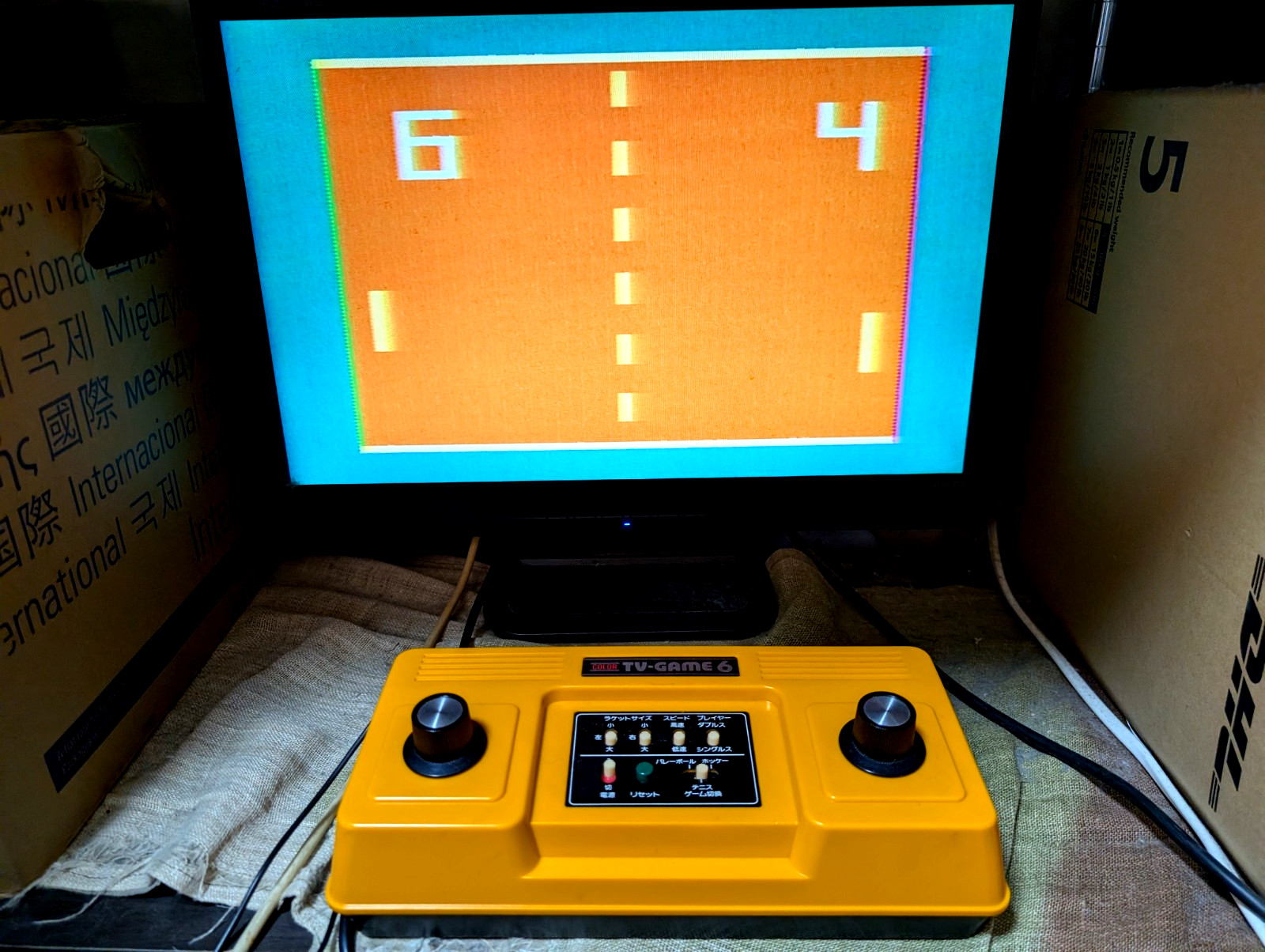 Nintendo Color TV Game 6 Console CTG-6V Japan Box Manual