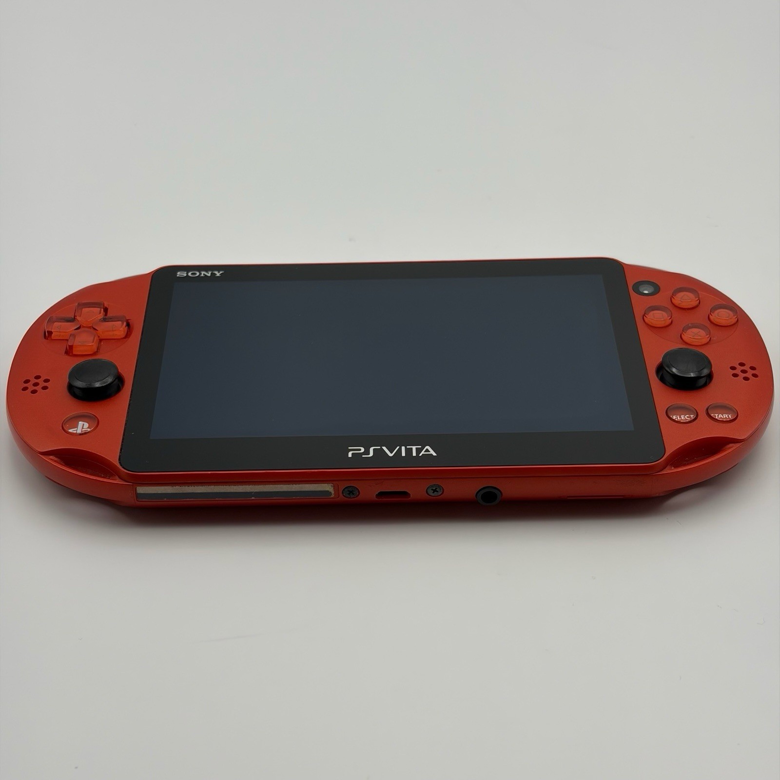 SONY PS Vita PCH-2000 Console Orange Very Good Fast Shipping No joystick drift.