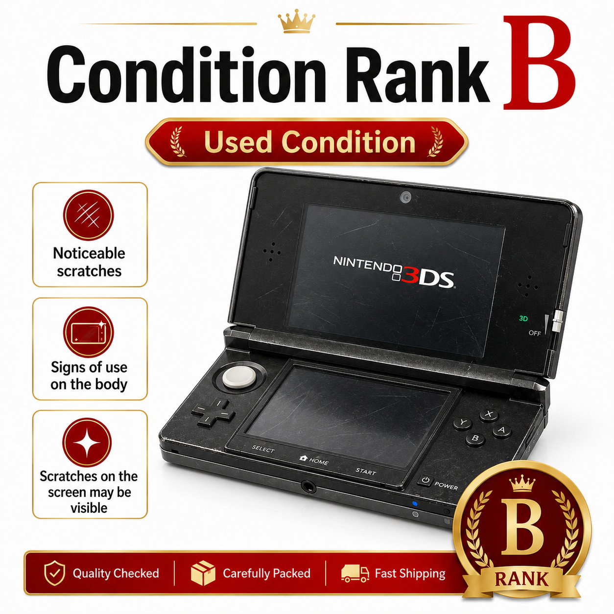 Nintendo 3DS Select Color Console region free / Charger SD card from JAPAN