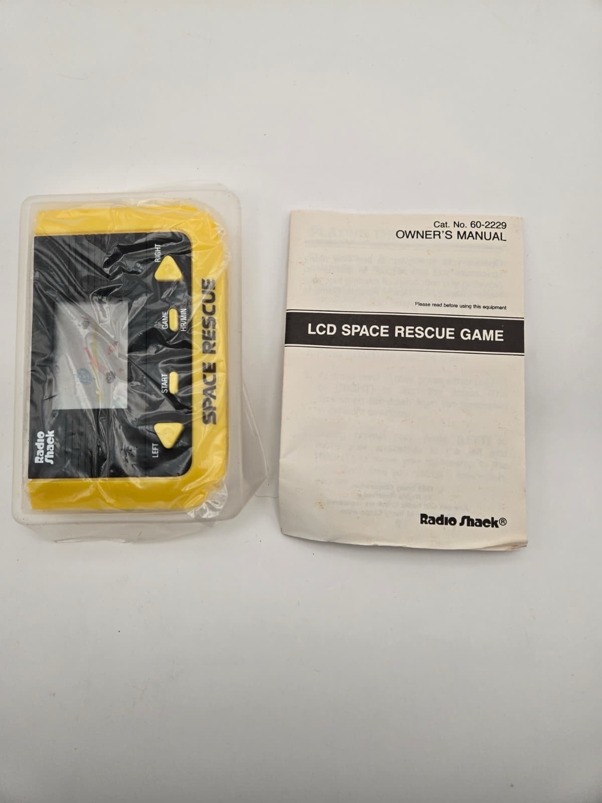 Radio Shack LCD Space Rescue Handheld Game New Sealed Complete Box Tested