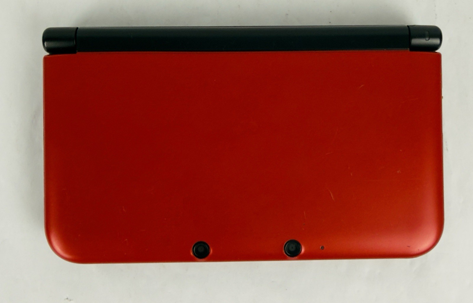 Nintendo 3DS XL Handheld Console – Red/ Black. Top Screen Not Backlit