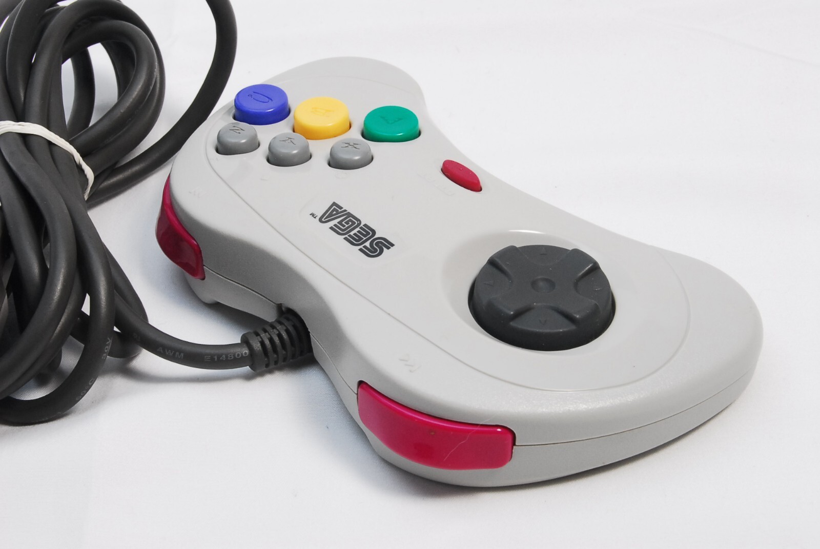 Sega Saturn Console White HST-3220 w/ Controller Cables NFL Game Japan Tested