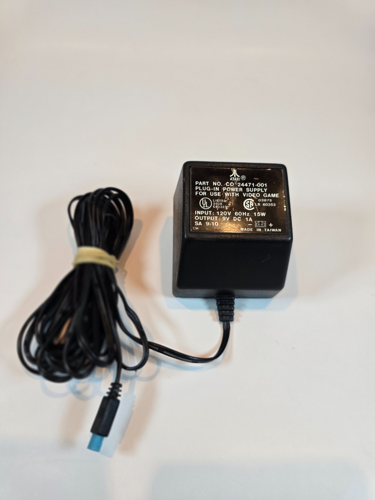 Atari 7800 Console w/ Pole Position II, 2 Controls, PSU, RF Cable AT8432254