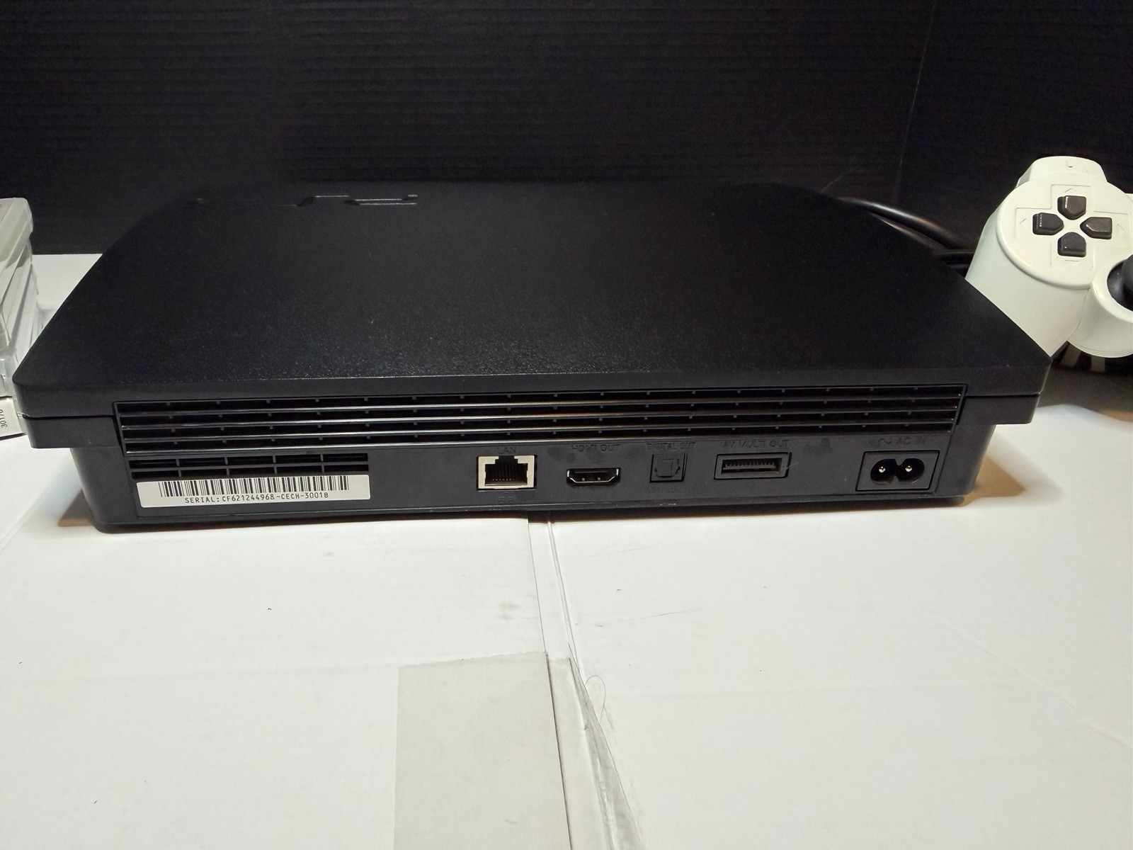 PS3 Slim 500GB SSHD Bundle CECH-3001B Deep Cleaned New Thermal Paste 5 Games