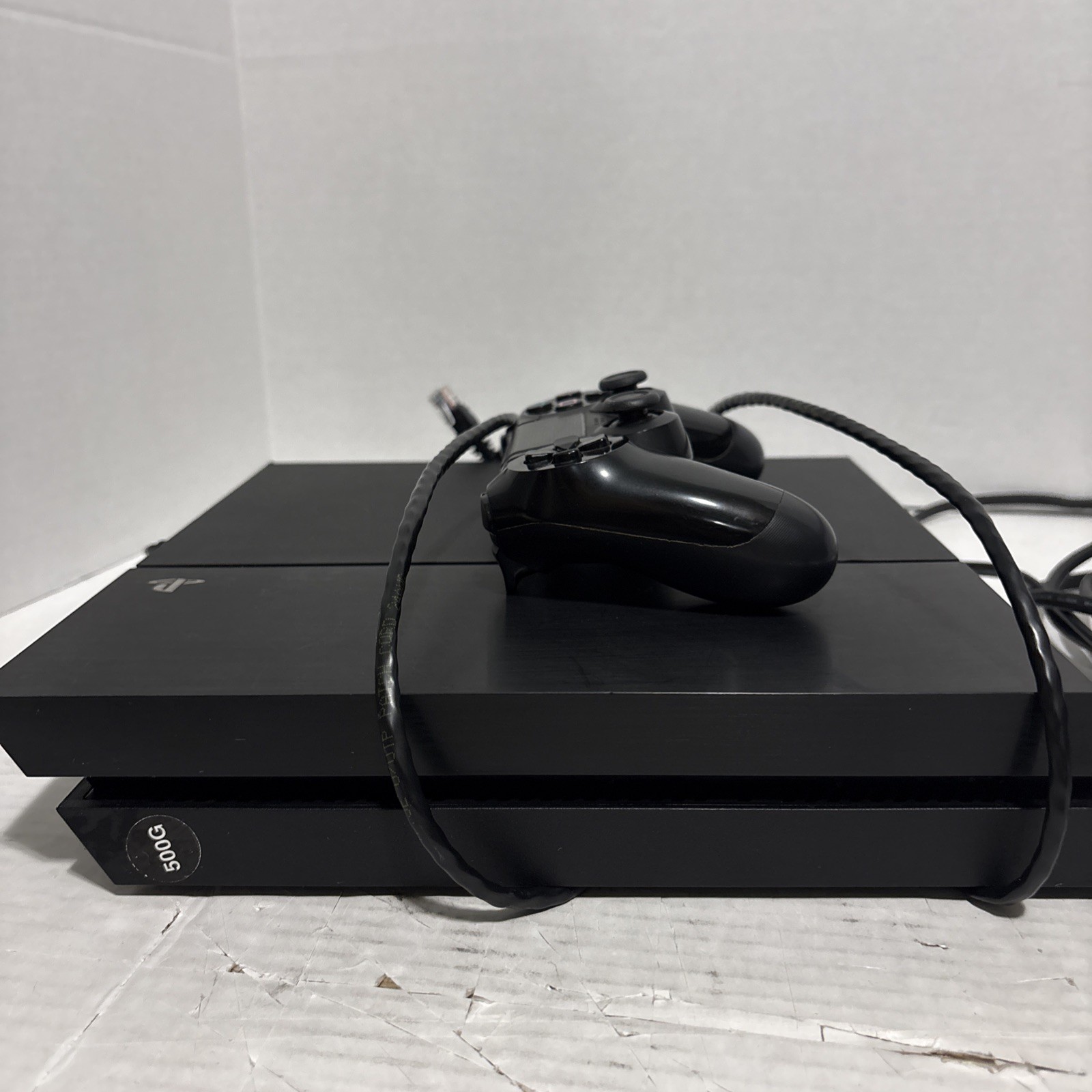 Sony PlayStation 4 500GB Console – Black w/ Controller & Cords (TESTED)