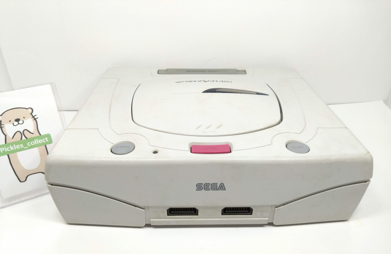 Sega Saturn White Console HST-3220 set Language Japanese Model Tested SEGA 0302C